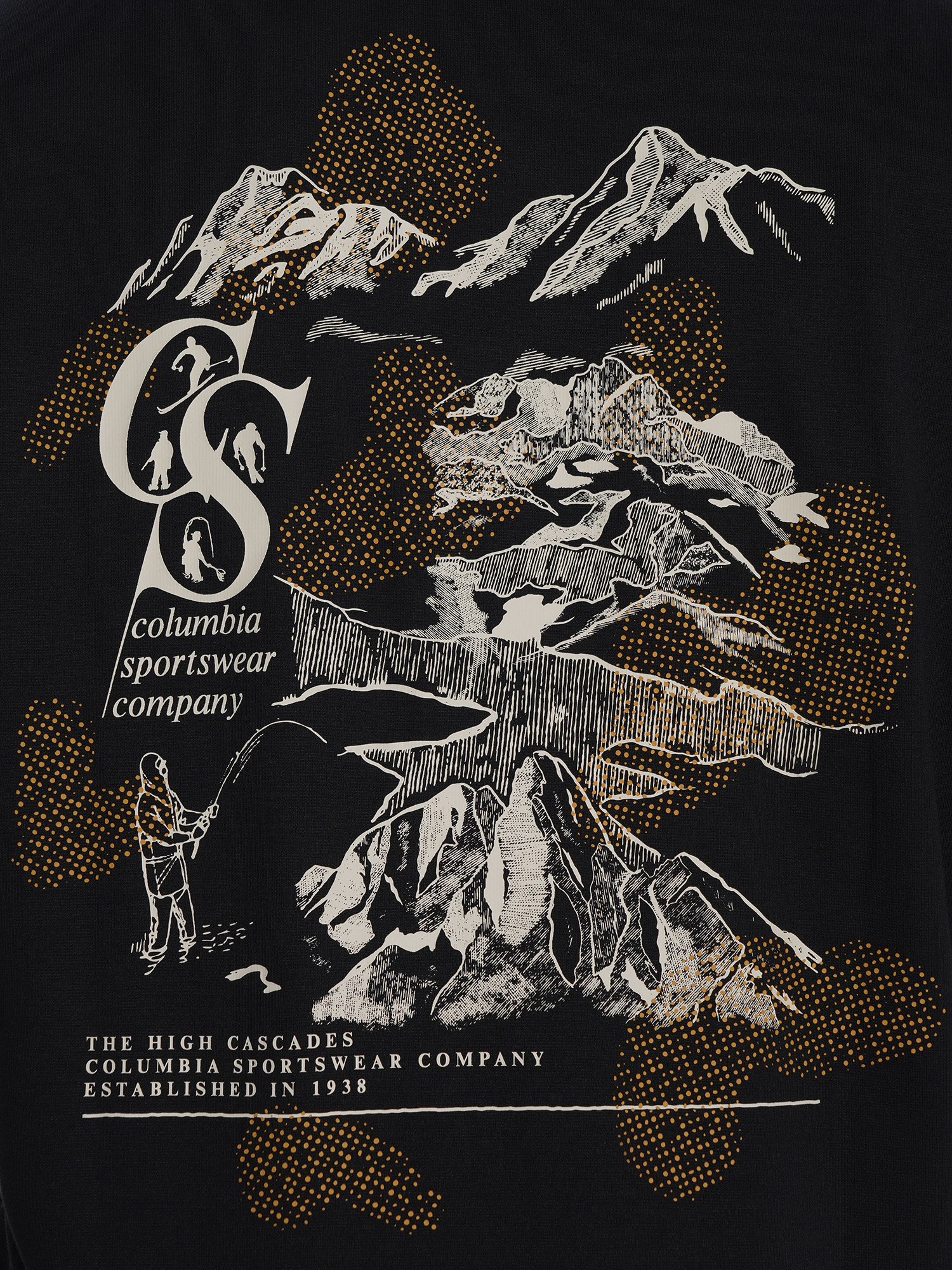 фото Футболка мужская columbia csc heritage graphic tee, черный