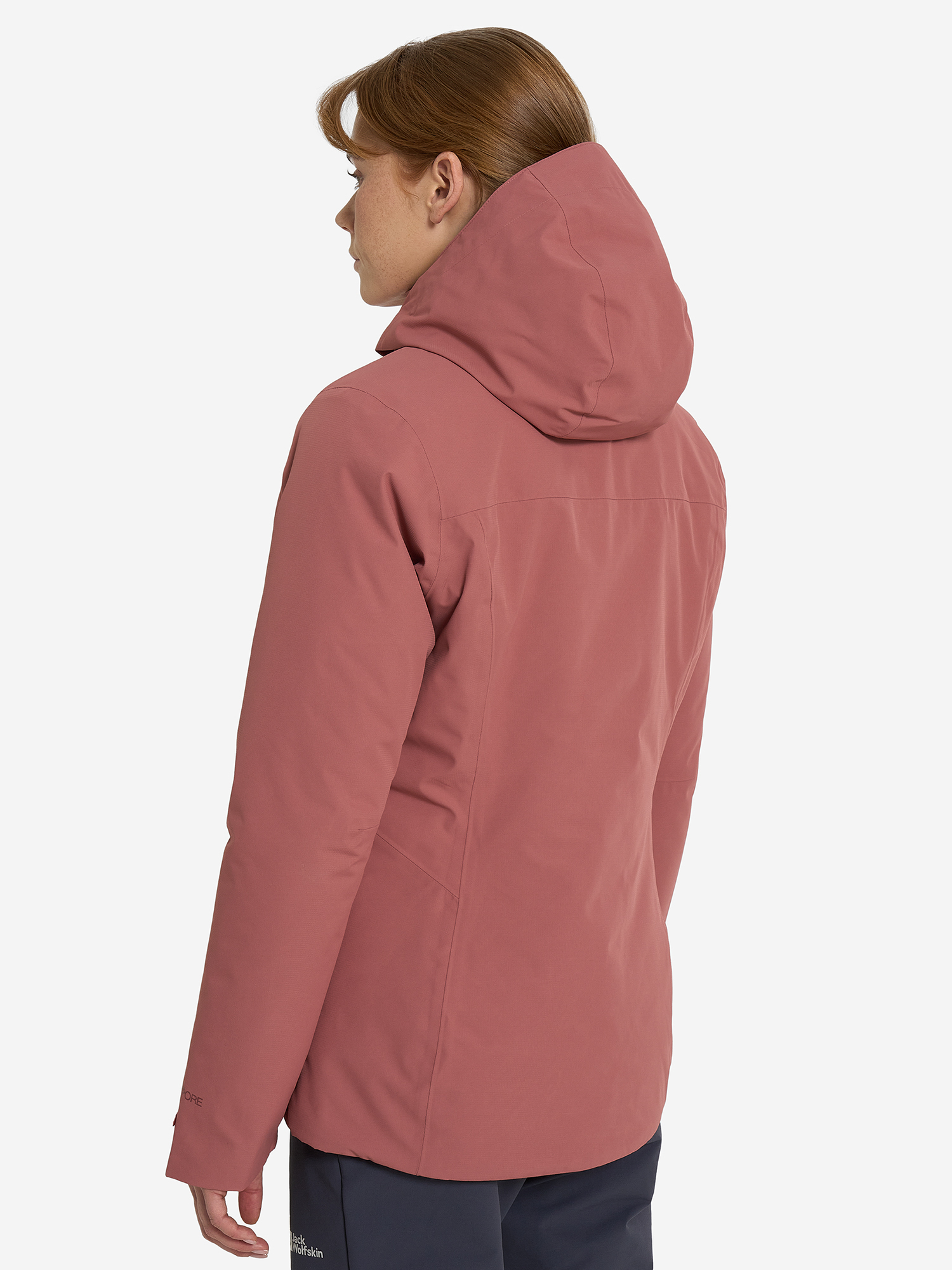 фото Куртка утепленная женская jack wolfskin wisper, красный