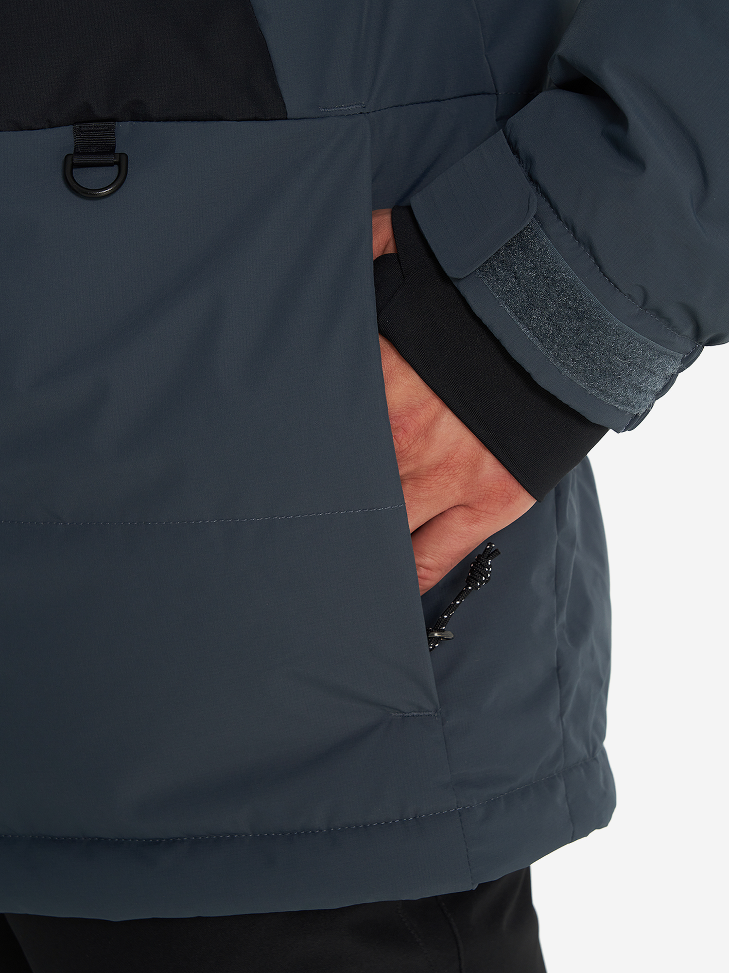 фото Пуховик мужской mountain hardwear first tracks, синий