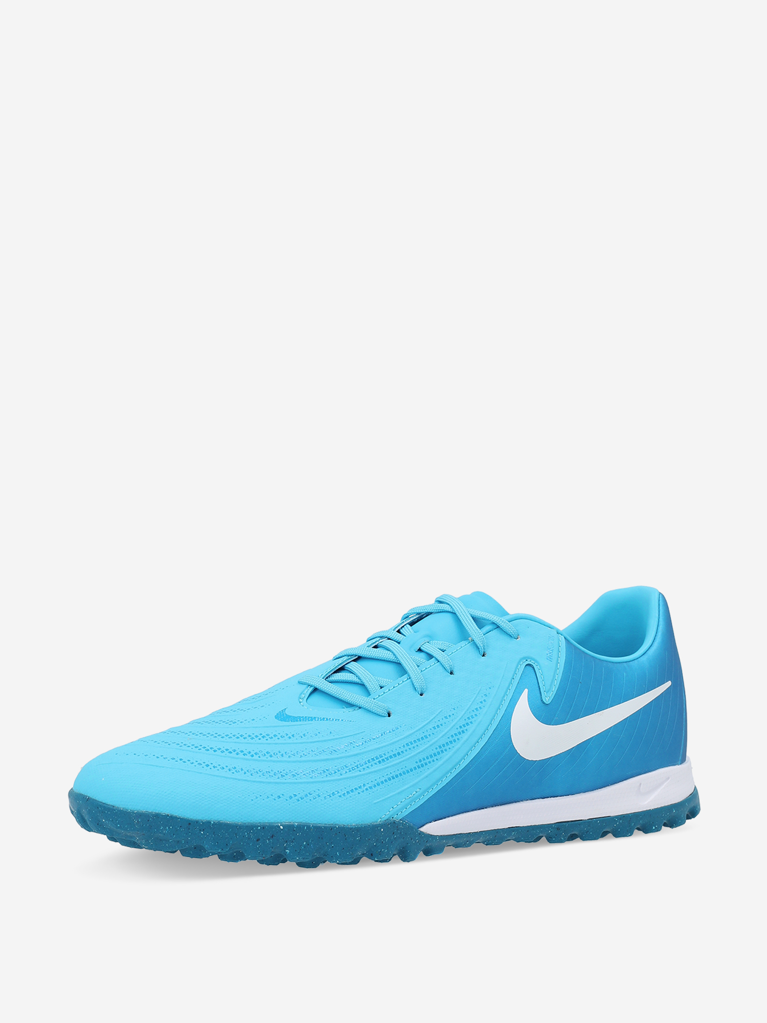 фото Бутсы мужские nike phantom gx ii academy tf, голубой