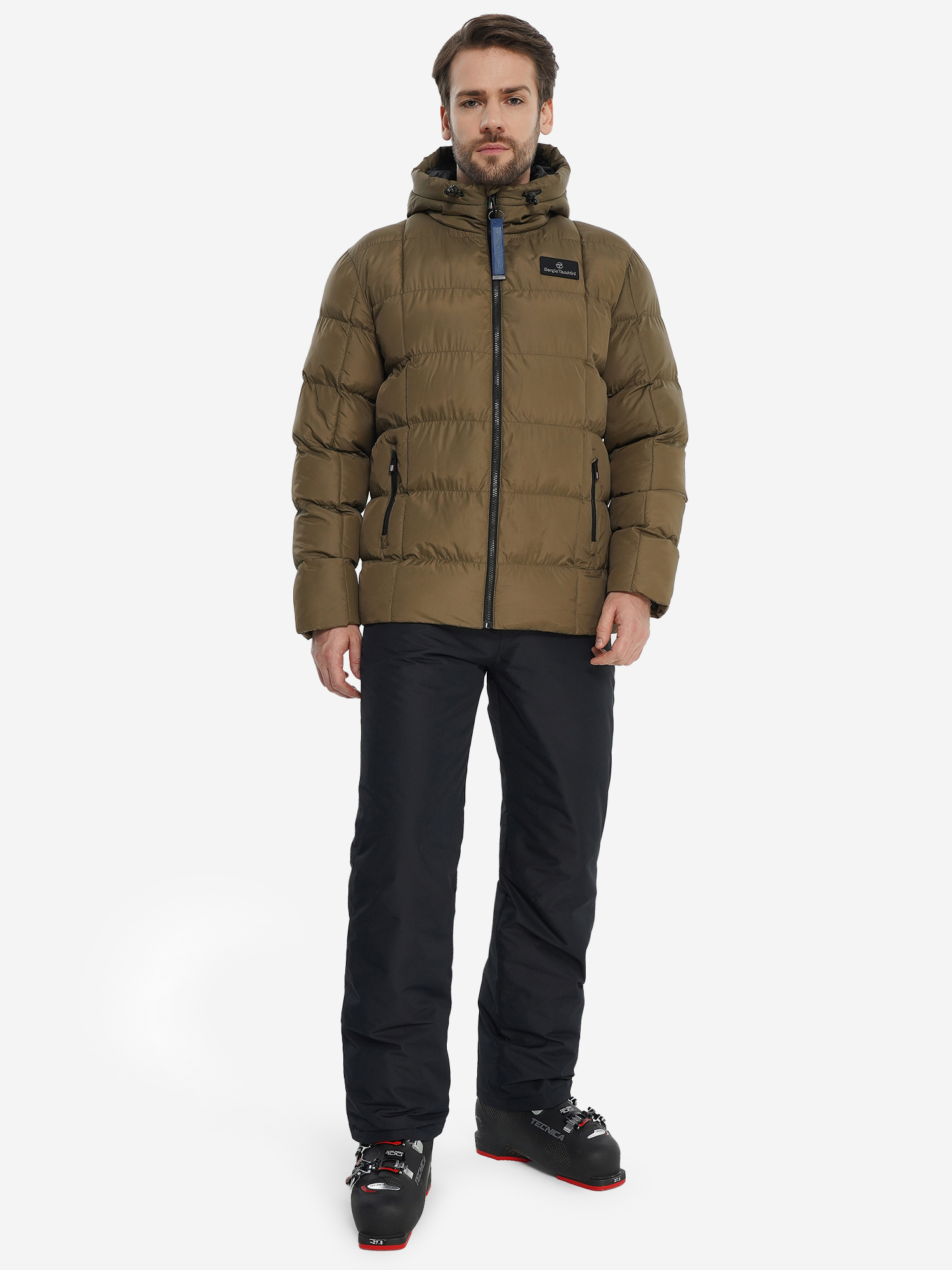 фото Куртка утепленная мужская sergio tacchini rob, зеленый