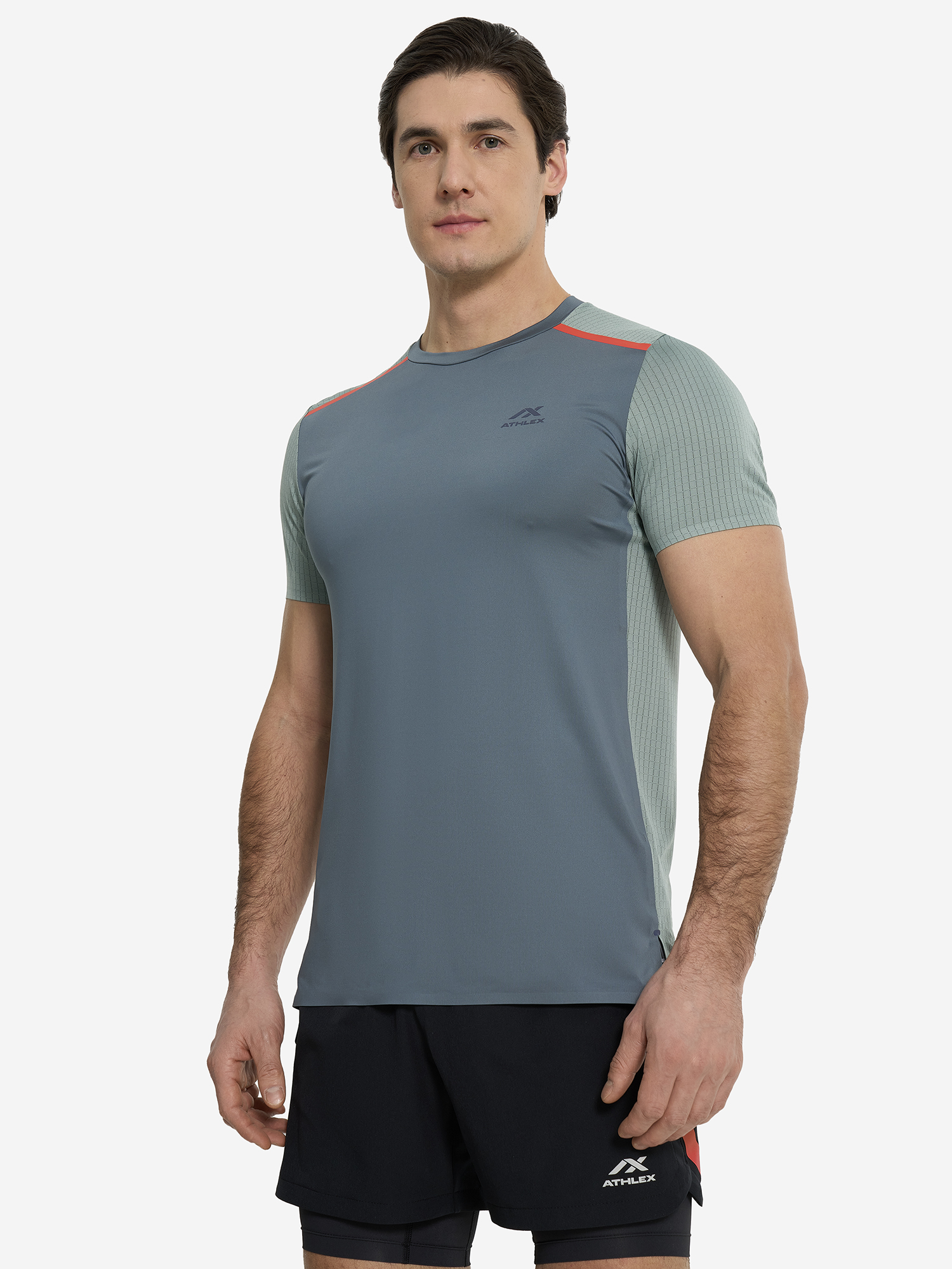 фото Футболка мужская athlex, зеленый