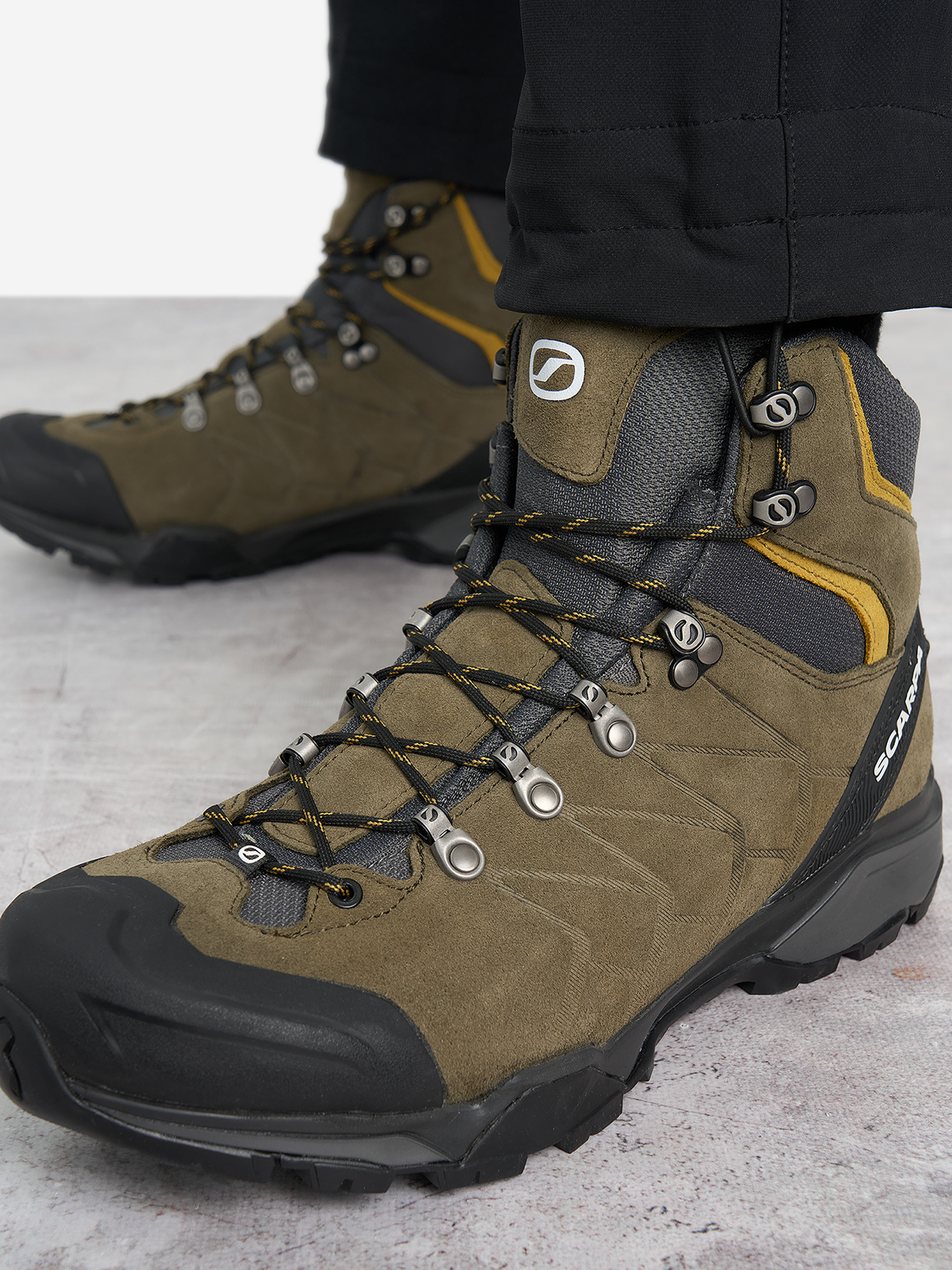 фото Ботинки мужские scarpa zg trek gtx, коричневый