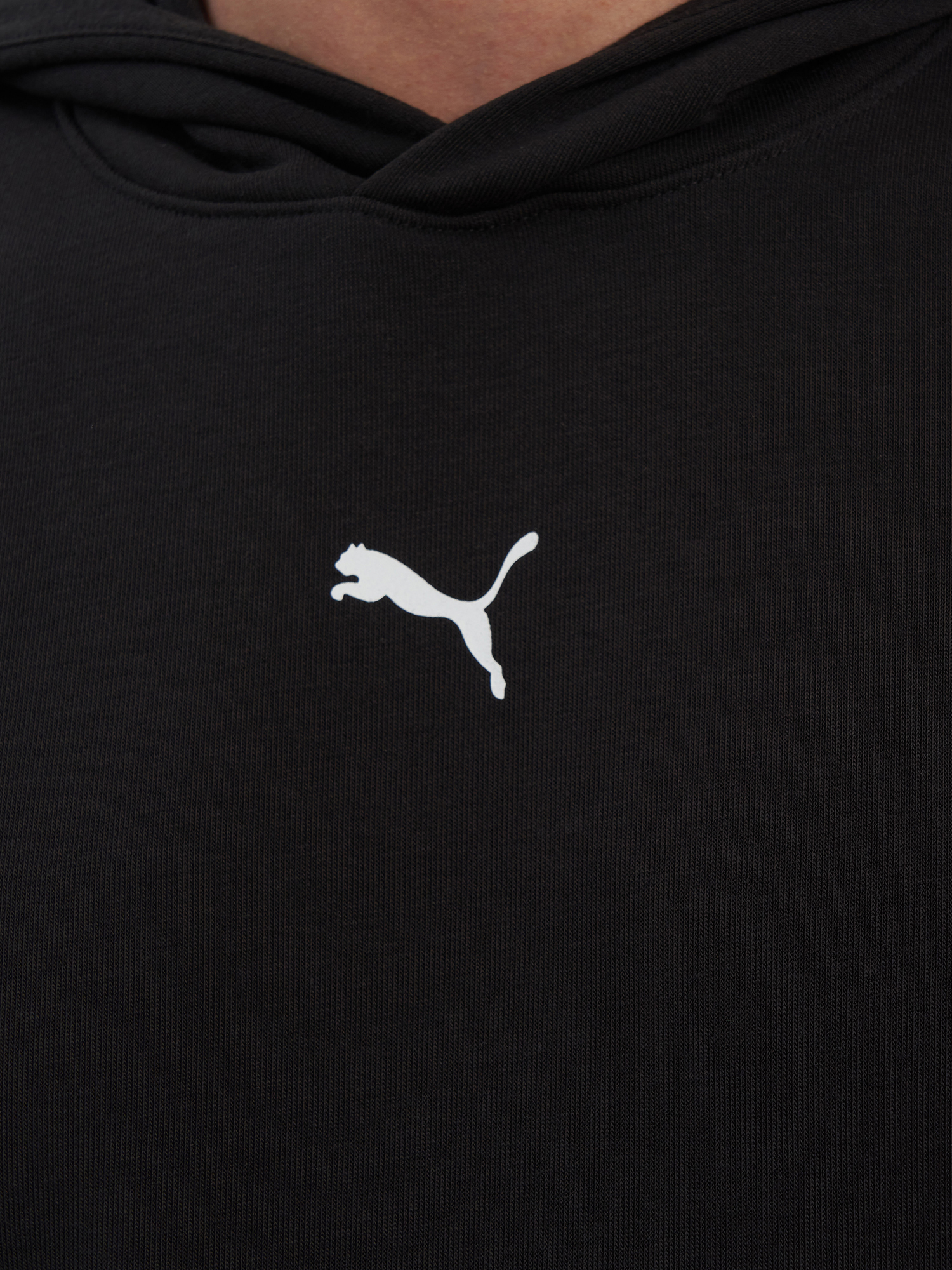фото Худи мужское puma graphic french terry, черный