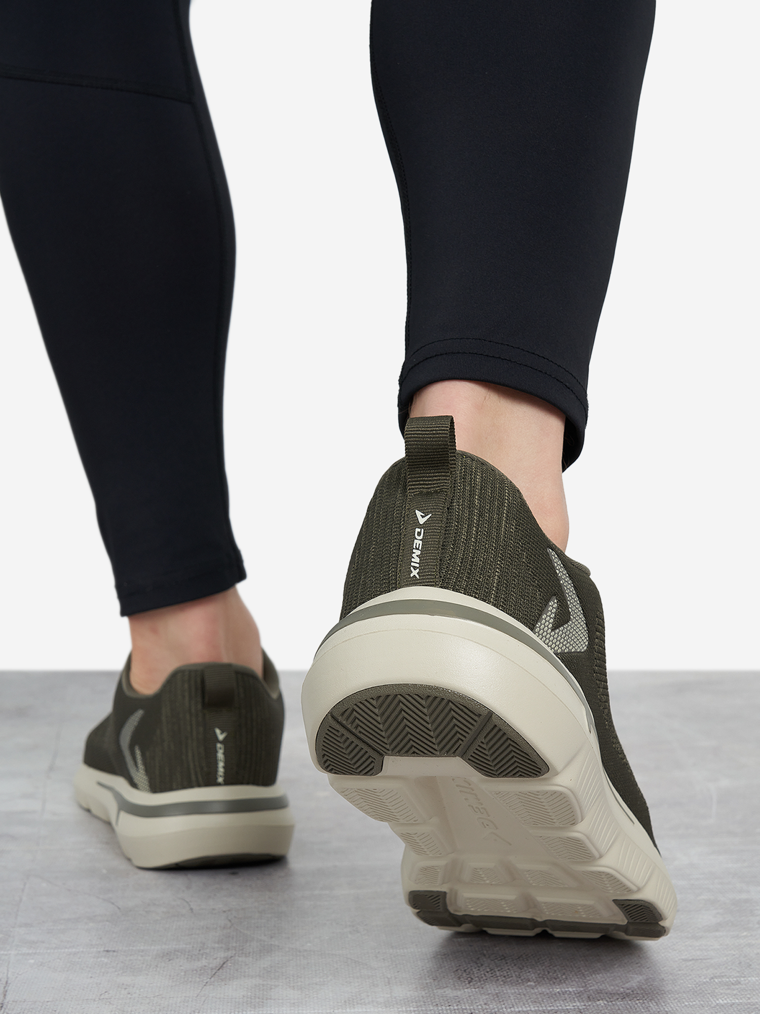фото Кроссовки мужские demix burn knit, зеленый