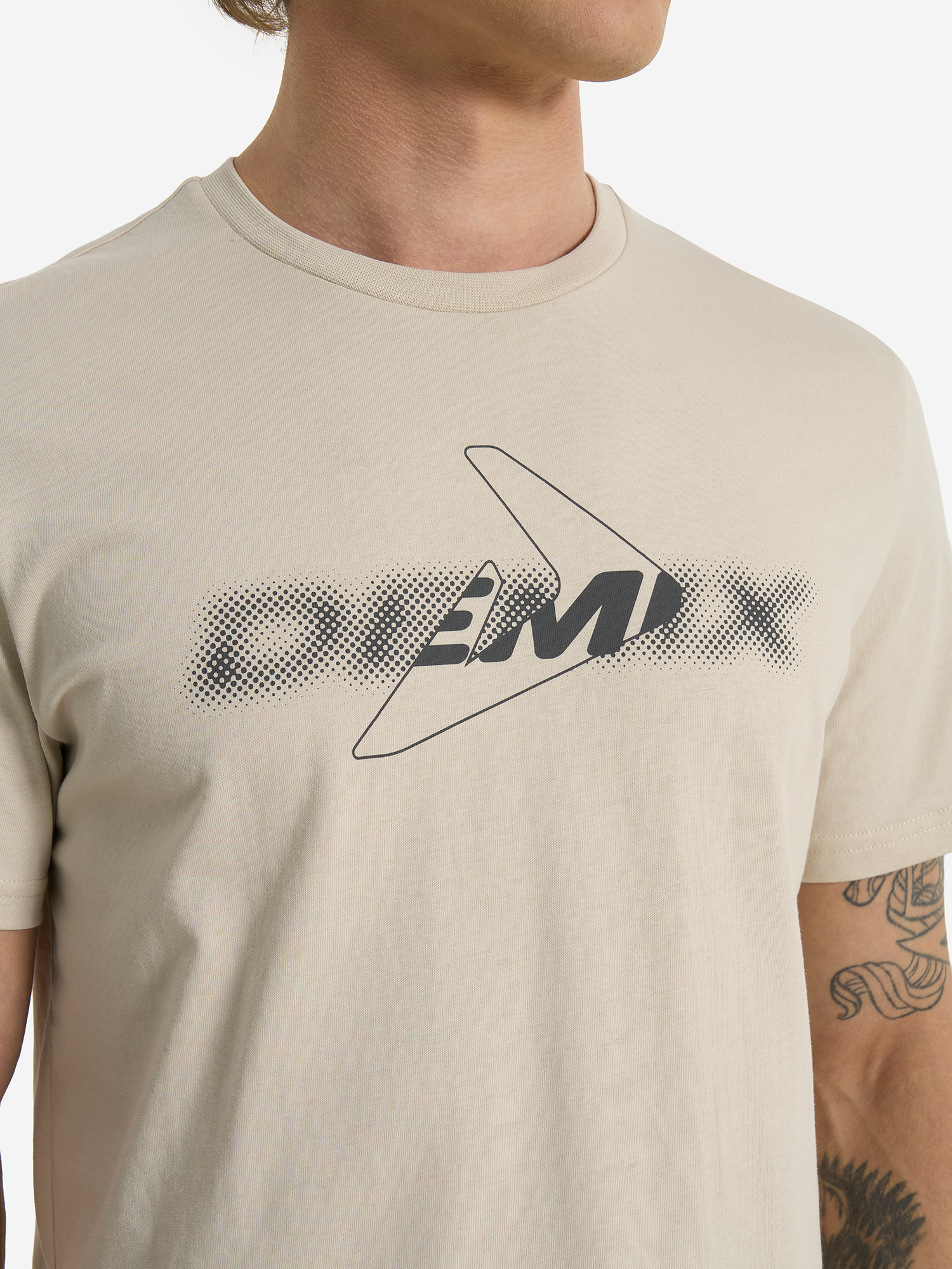 фото Футболка мужская demix, бежевый