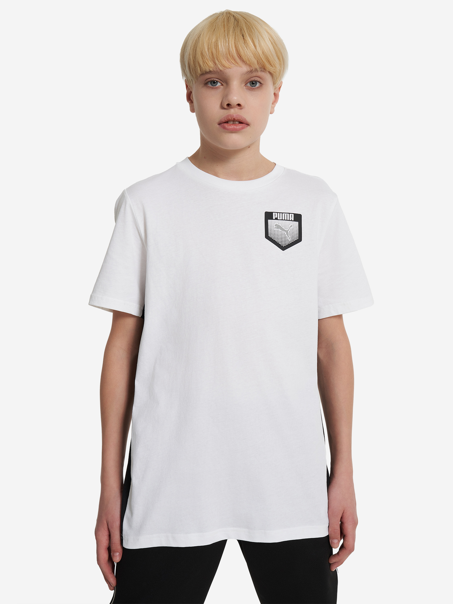 фото Футболка для мальчиков puma active sports graphic, белый