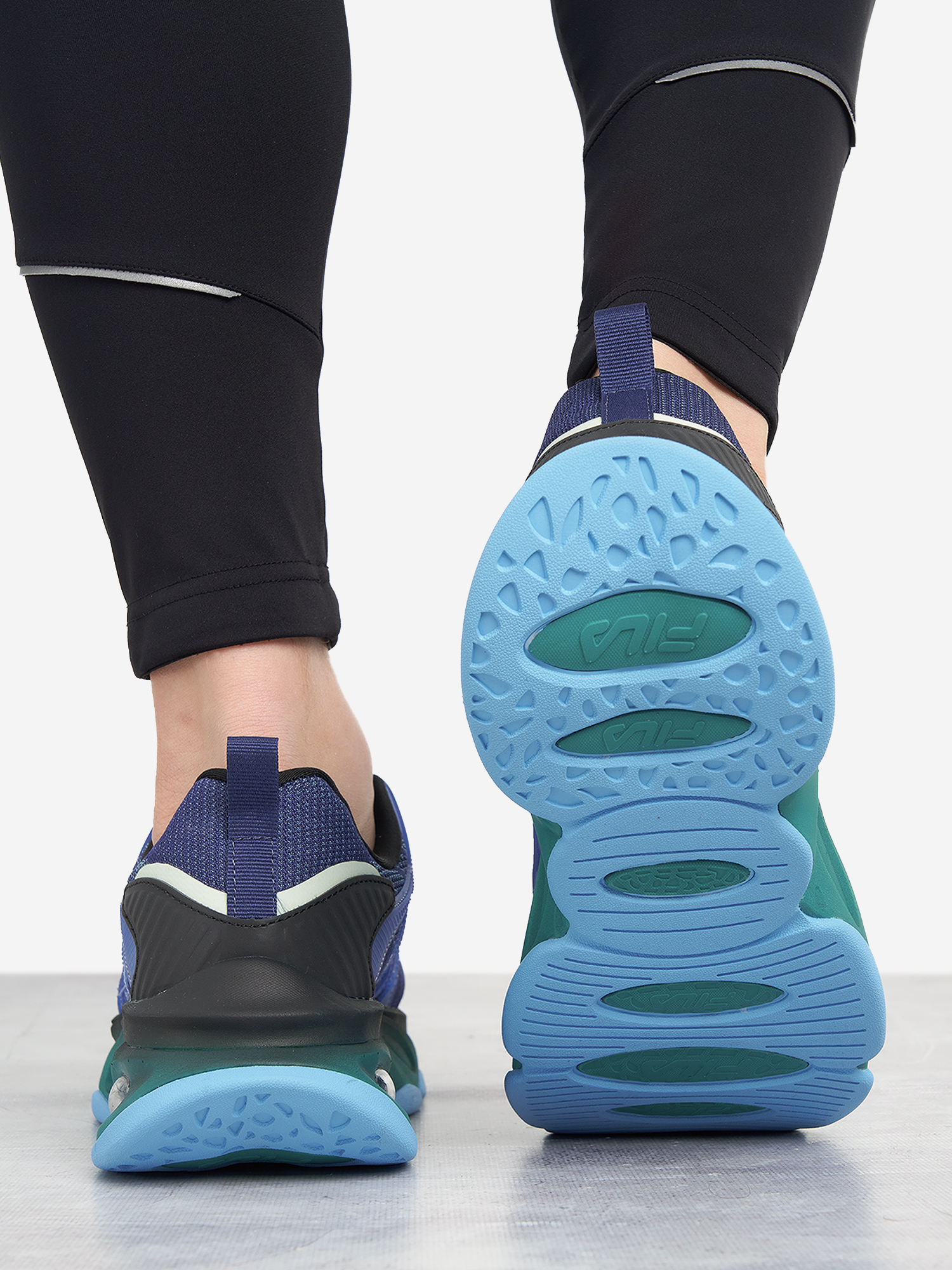 фото Кроссовки мужские fila slv runner, синий