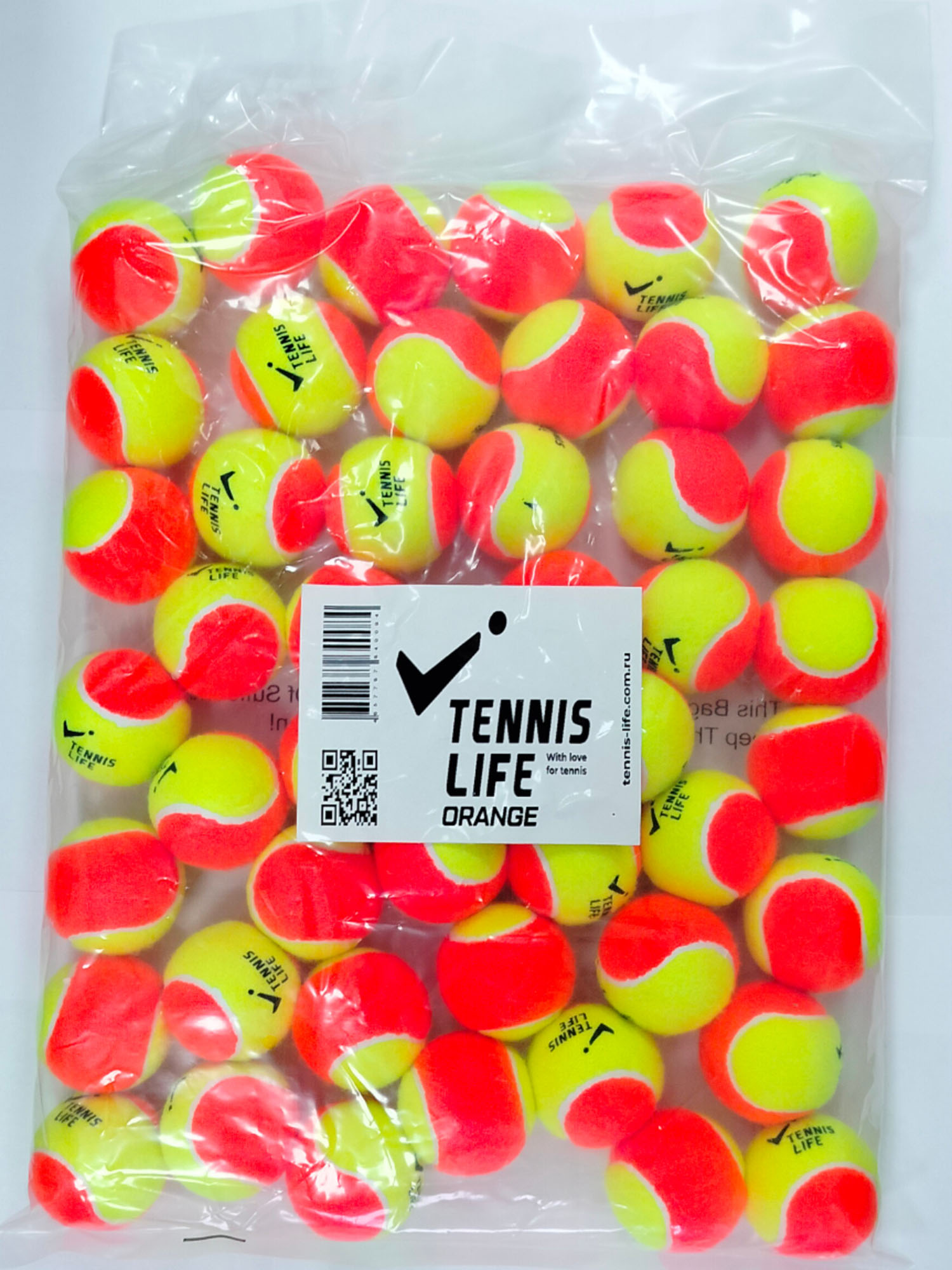 Мячи для большого тенниса Tennis Life оранжево-желтые / 48 шт в полиэтиленовом пакете, Оранжевый
Мячи для большого тенниса Tennis Life оранжево-желтые / 48 шт в полиэтиленовом пакете, Оранжевый