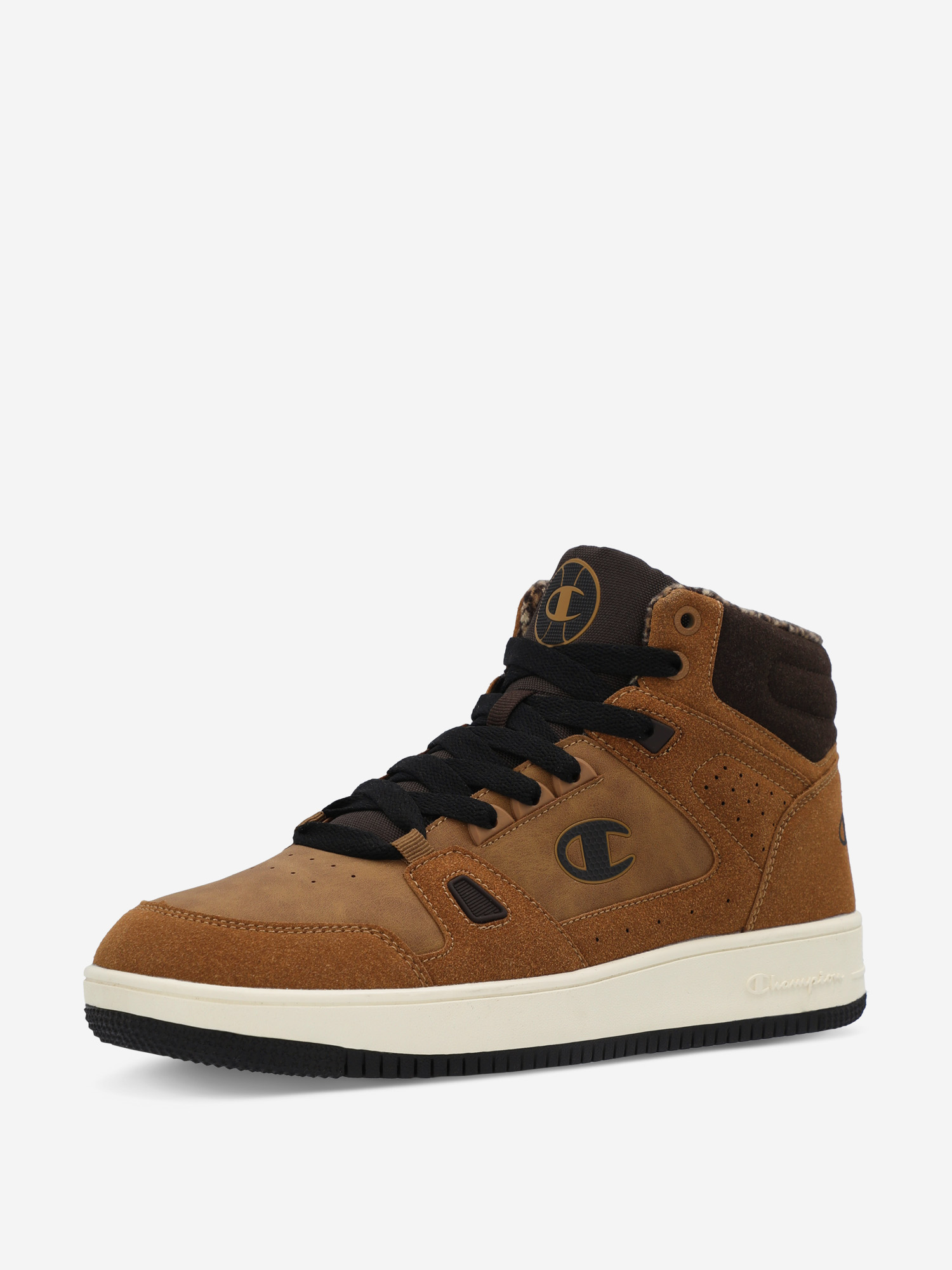 фото Кеды мужские champion rebound mid winterized, бежевый