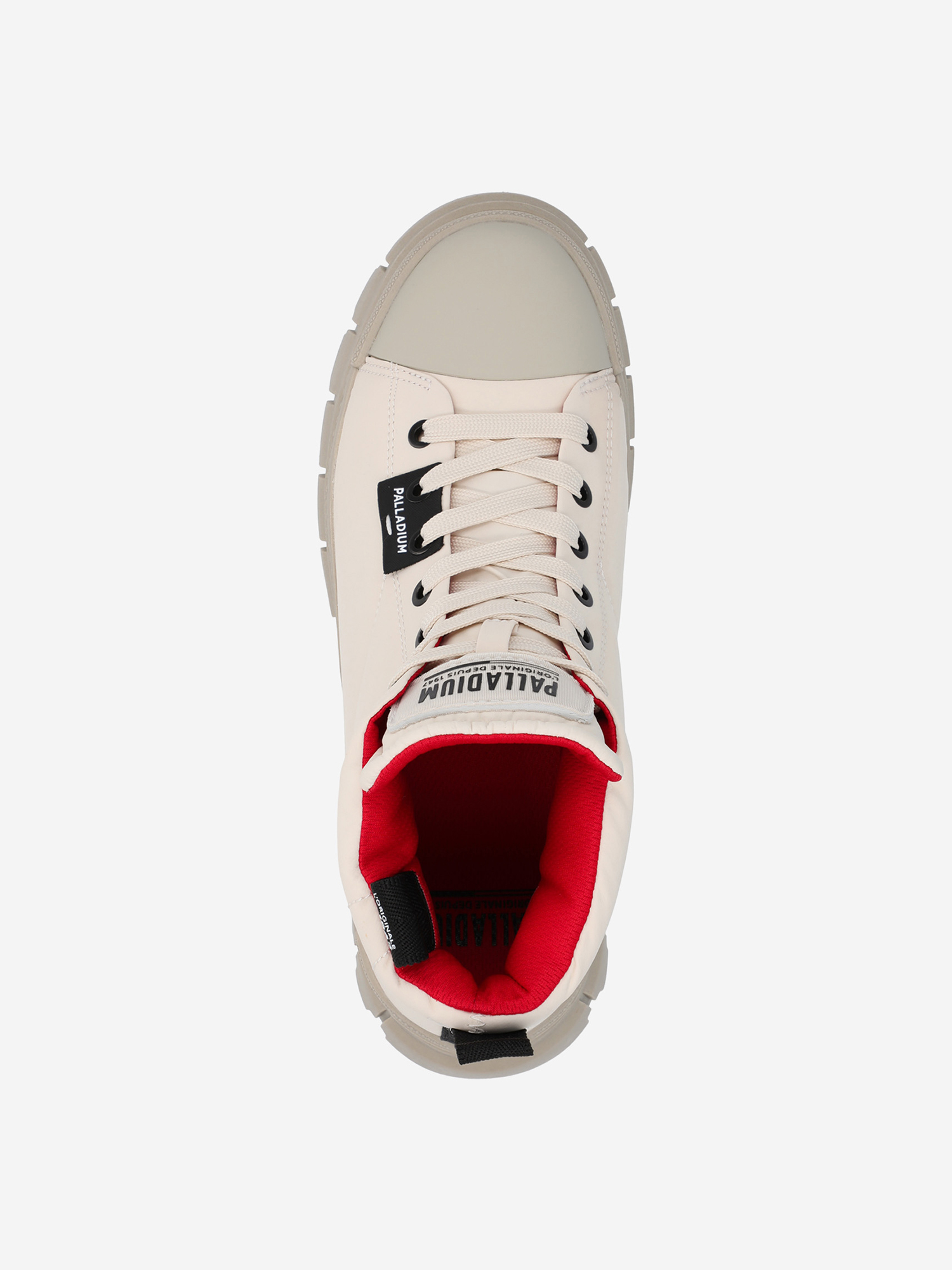 фото Ботинки утепленные женские palladium revolt boot overcrush, белый