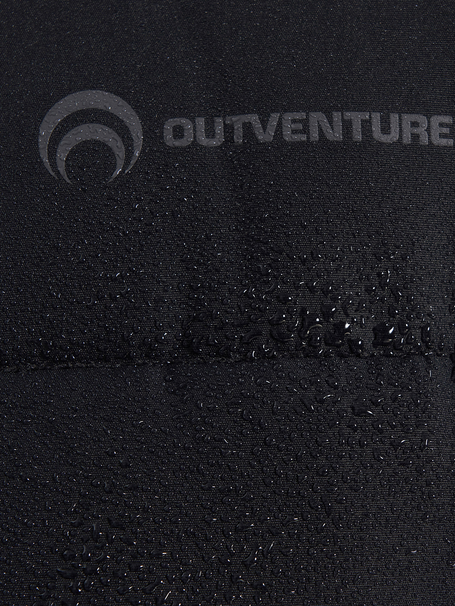 фото Пуховик мужской outventure, черный