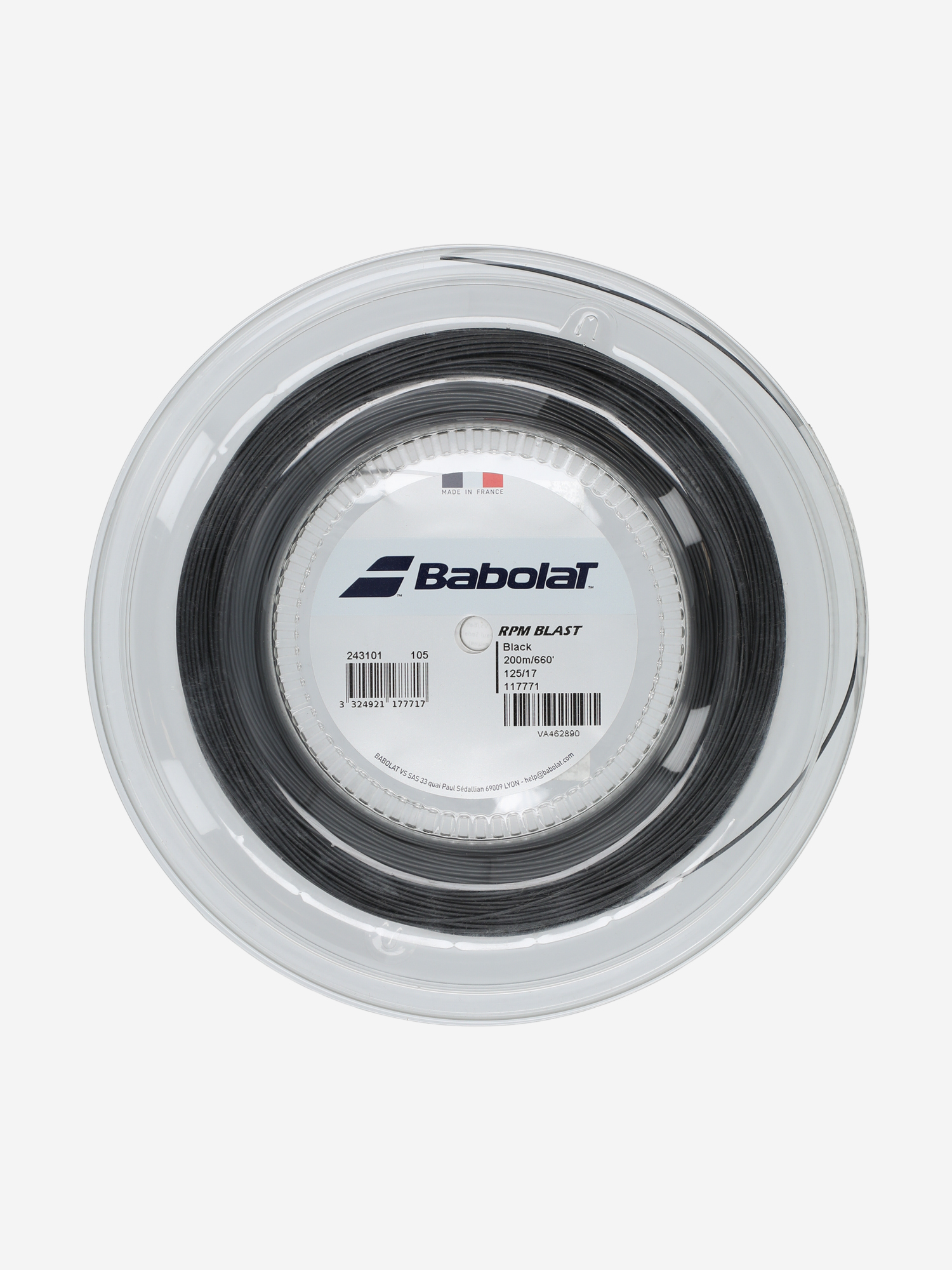 Струна для большого тенниса Babolat RPM Blast, Черный
Струна для большого тенниса Babolat RPM Blast, Черный