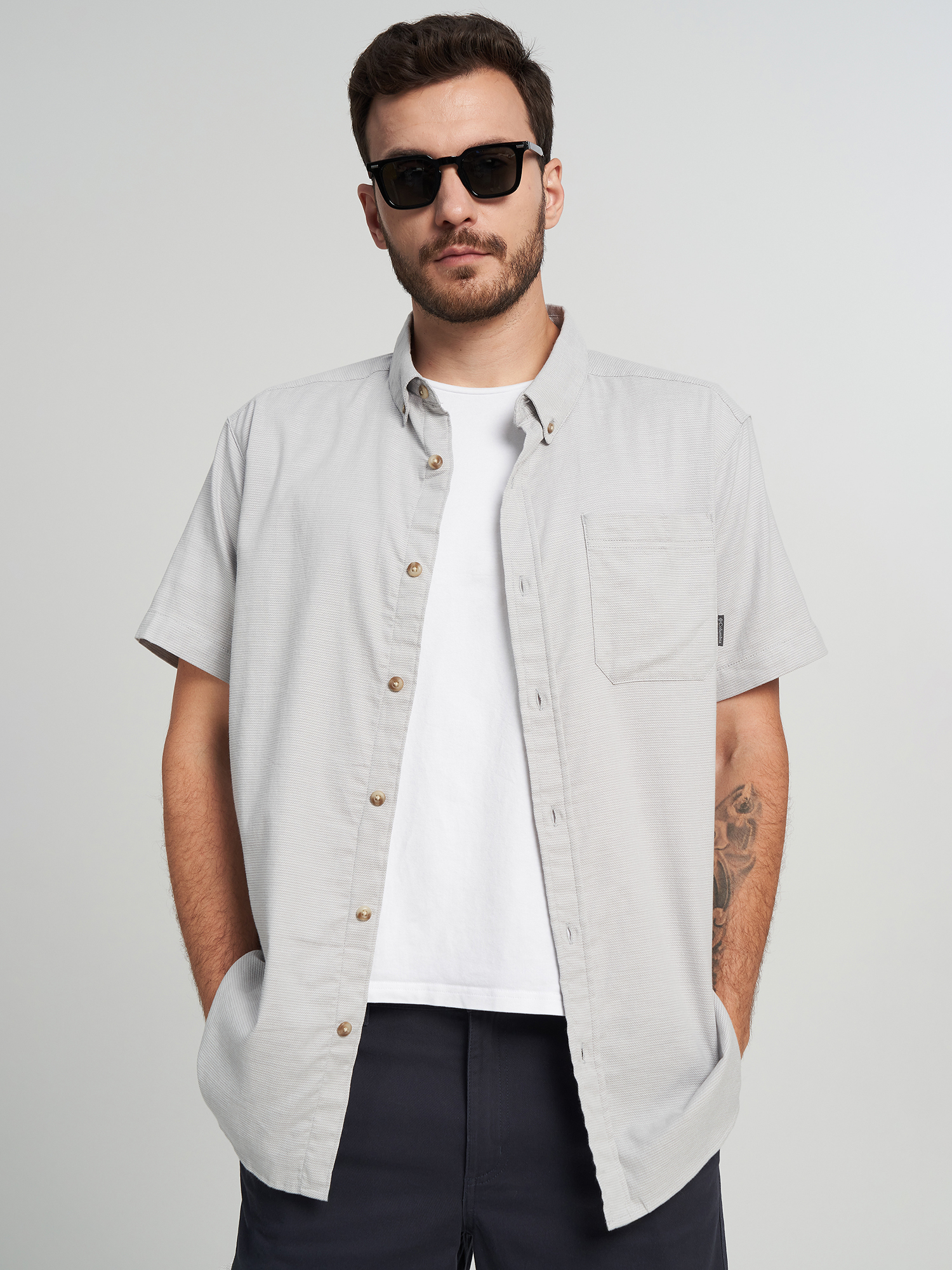 Рубашка с коротким рукавом мужская Columbia Rapid Rivers II Short Sleeve Shirt, Серый
Рубашка с коротким рукавом мужская Columbia Rapid Rivers II Short Sleeve Shirt, Серый
