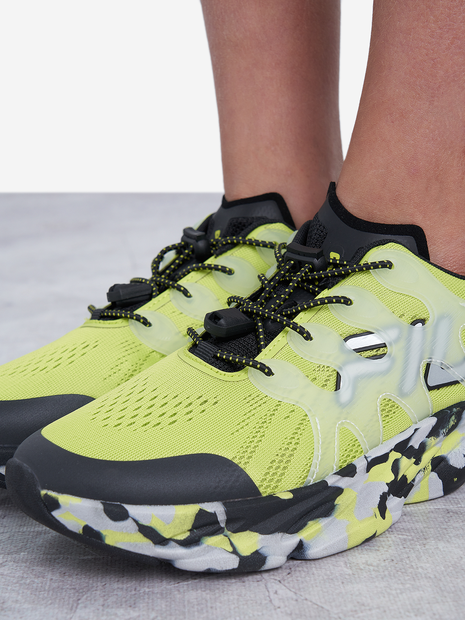фото Кроссовки для мальчиков fila silva runner, зеленый