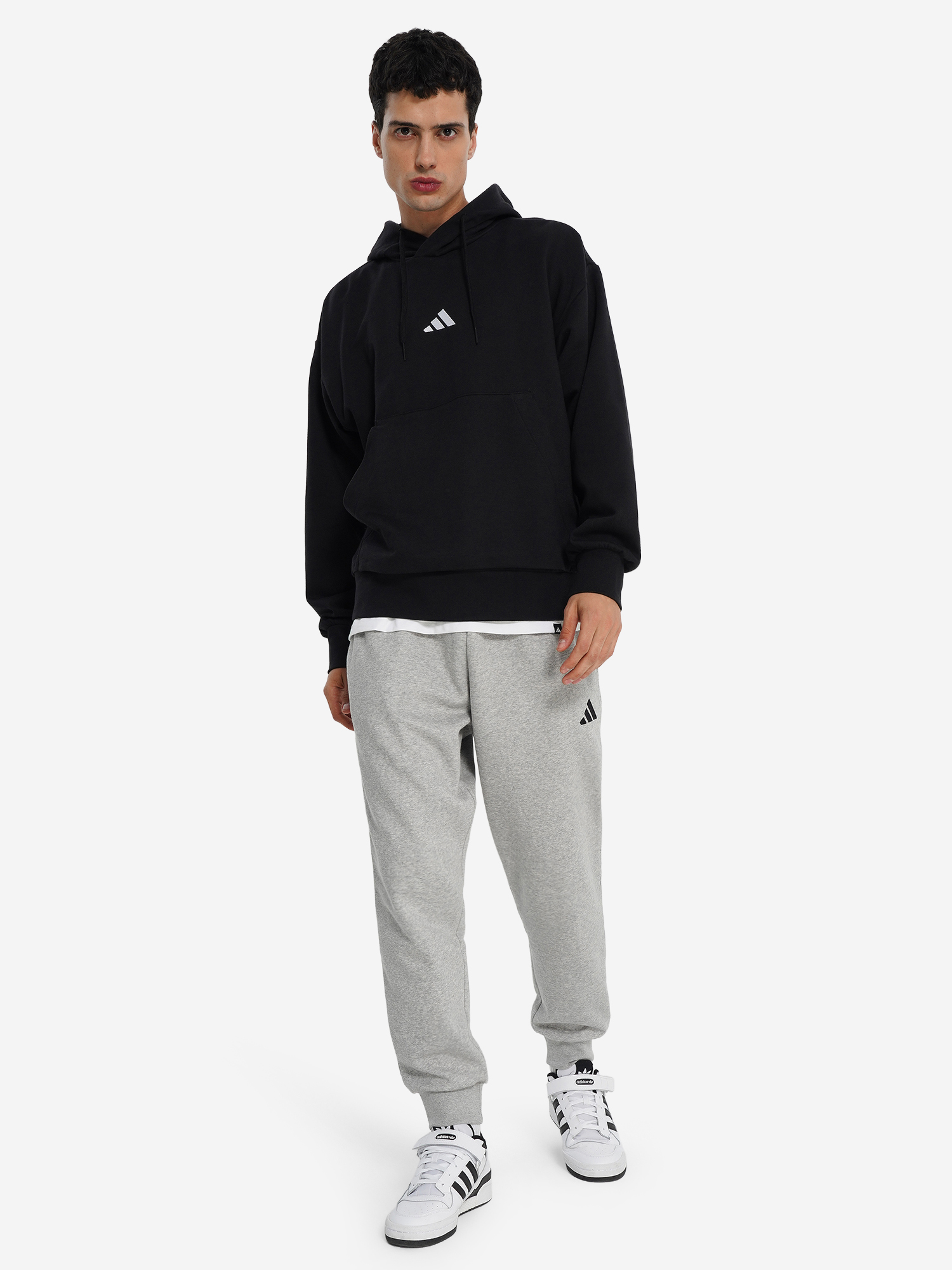 фото Худи мужское adidas feelcozy, черный