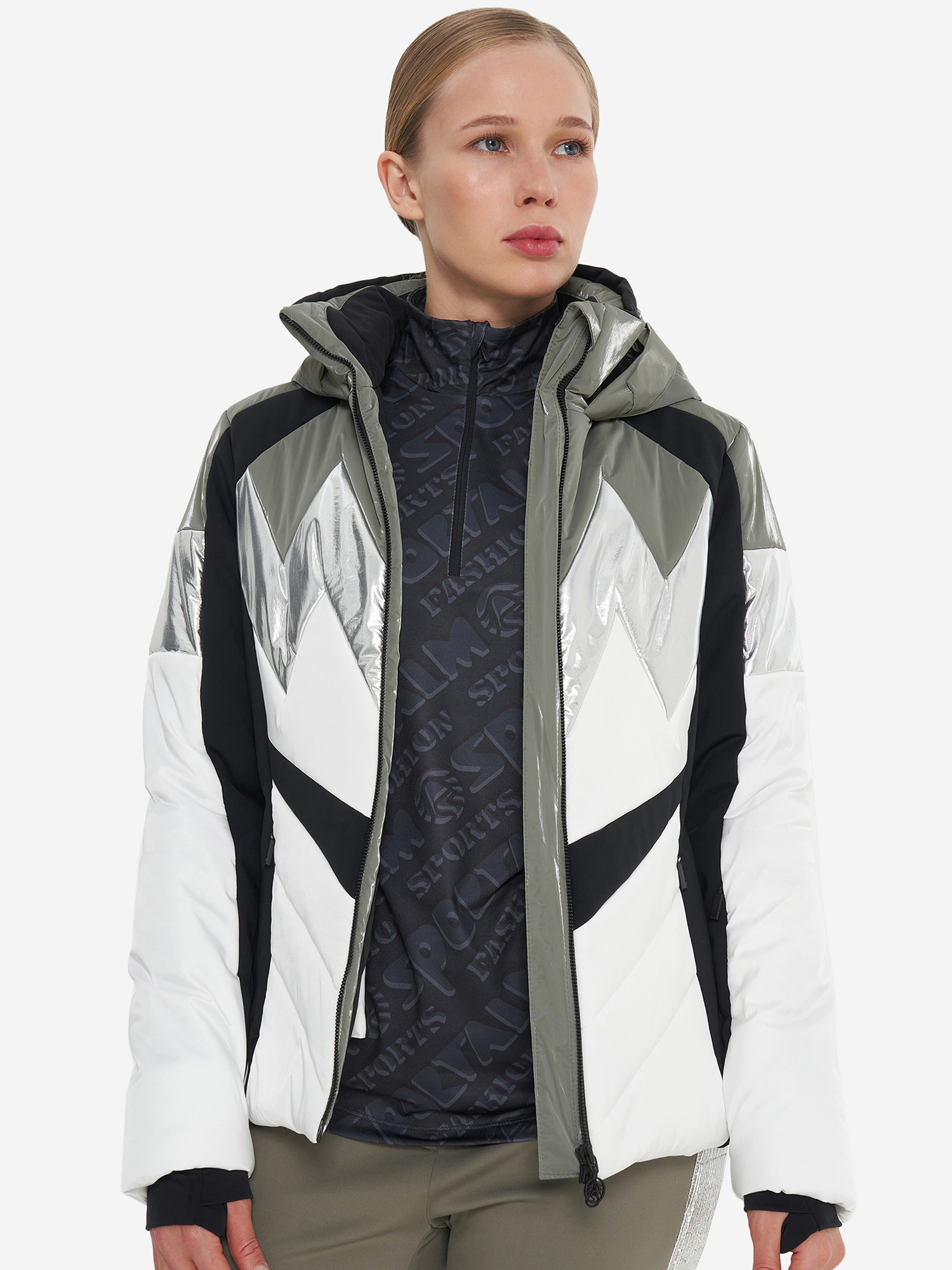 фото Куртка утепленная женская sportalm manila, серый