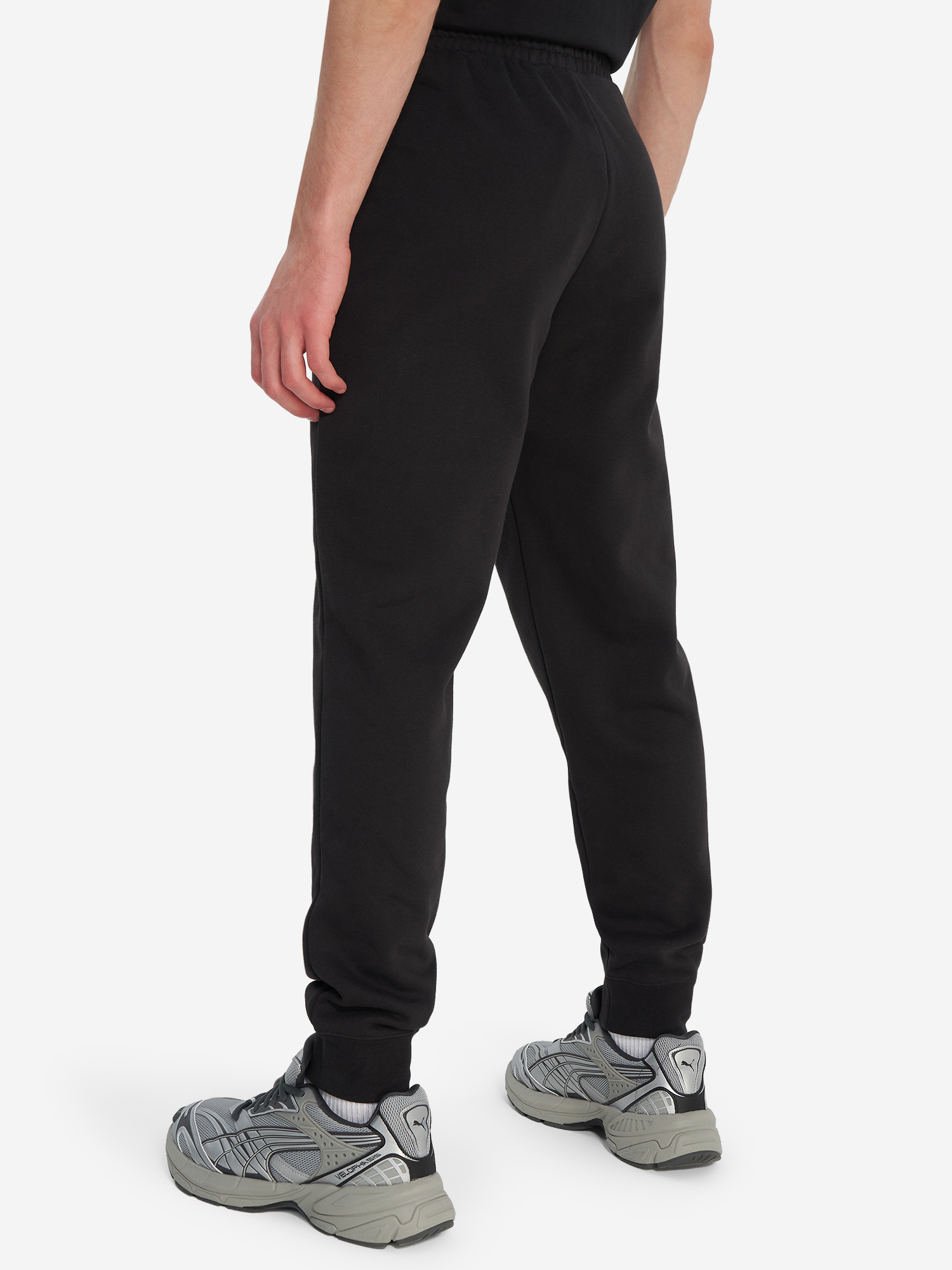 фото Брюки мужские puma ess logo lab, черный