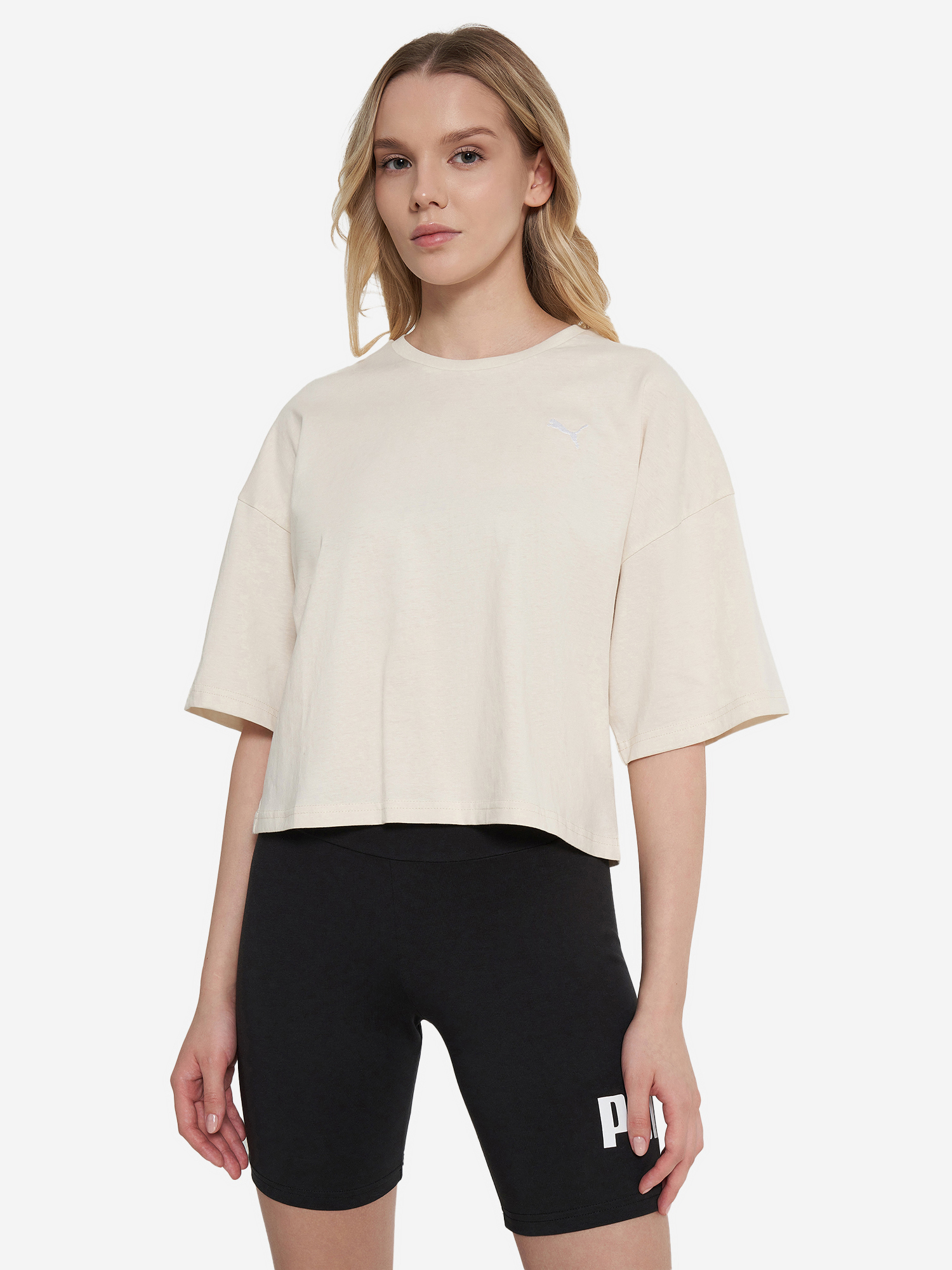 фото Футболка женская puma wardrobe ess, розовый