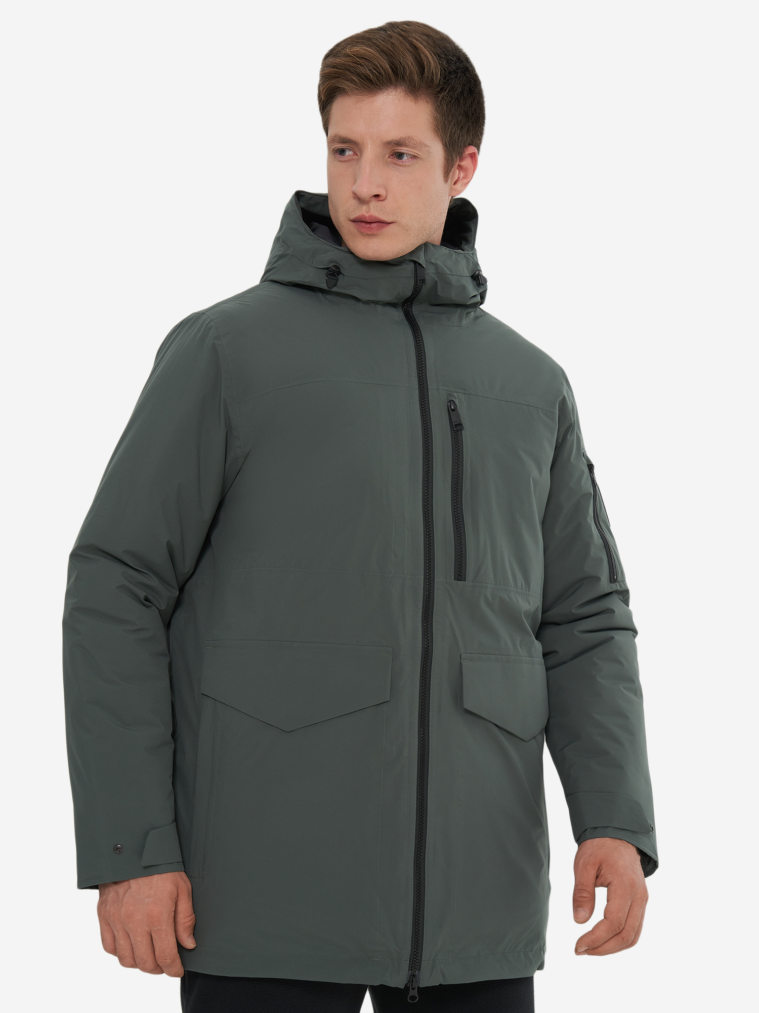 фото Куртка утепленная мужская jack wolfskin koenigsbau, зеленый