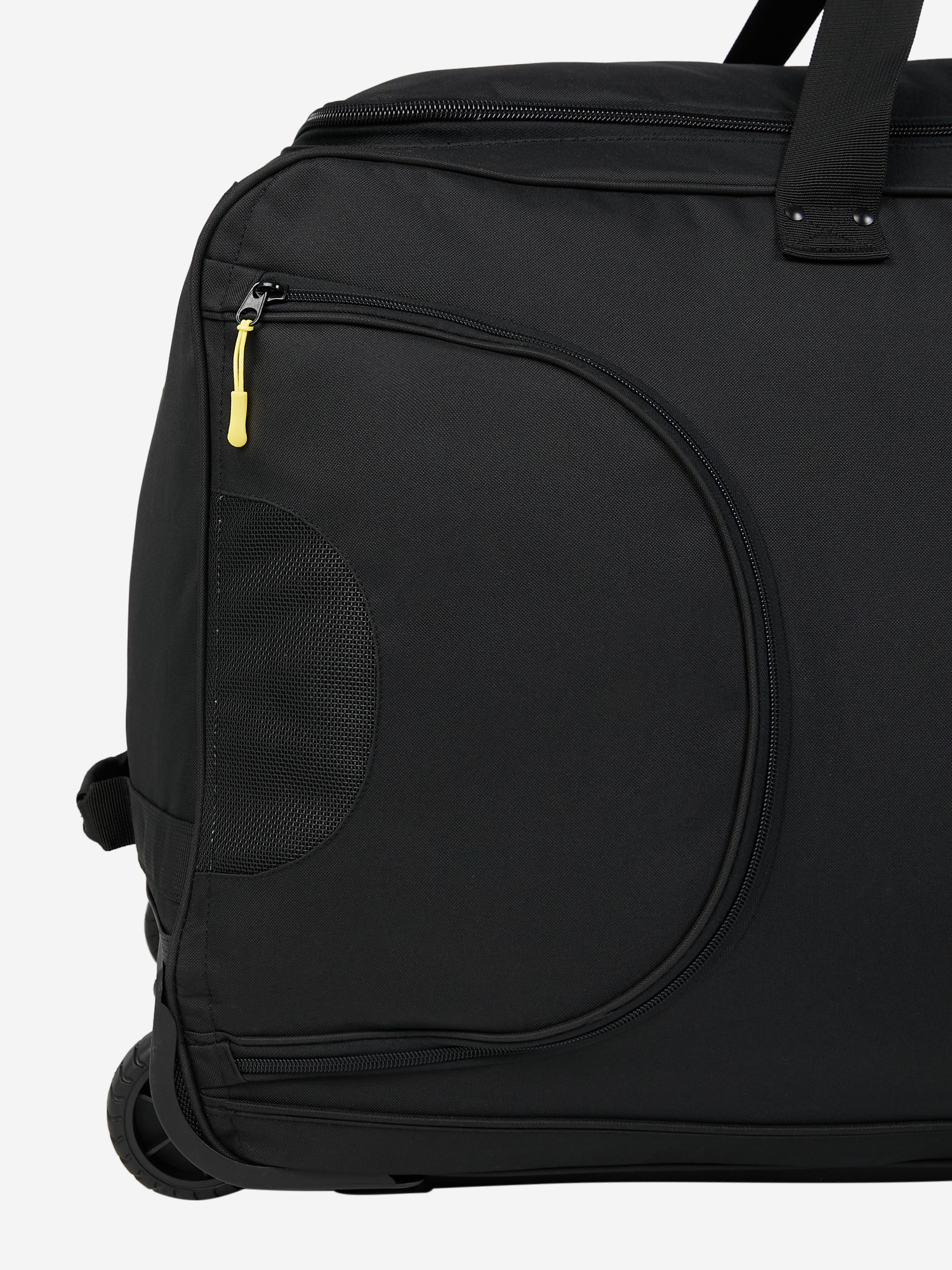фото Баул хоккейный с колесами fischer player bag 40", черный