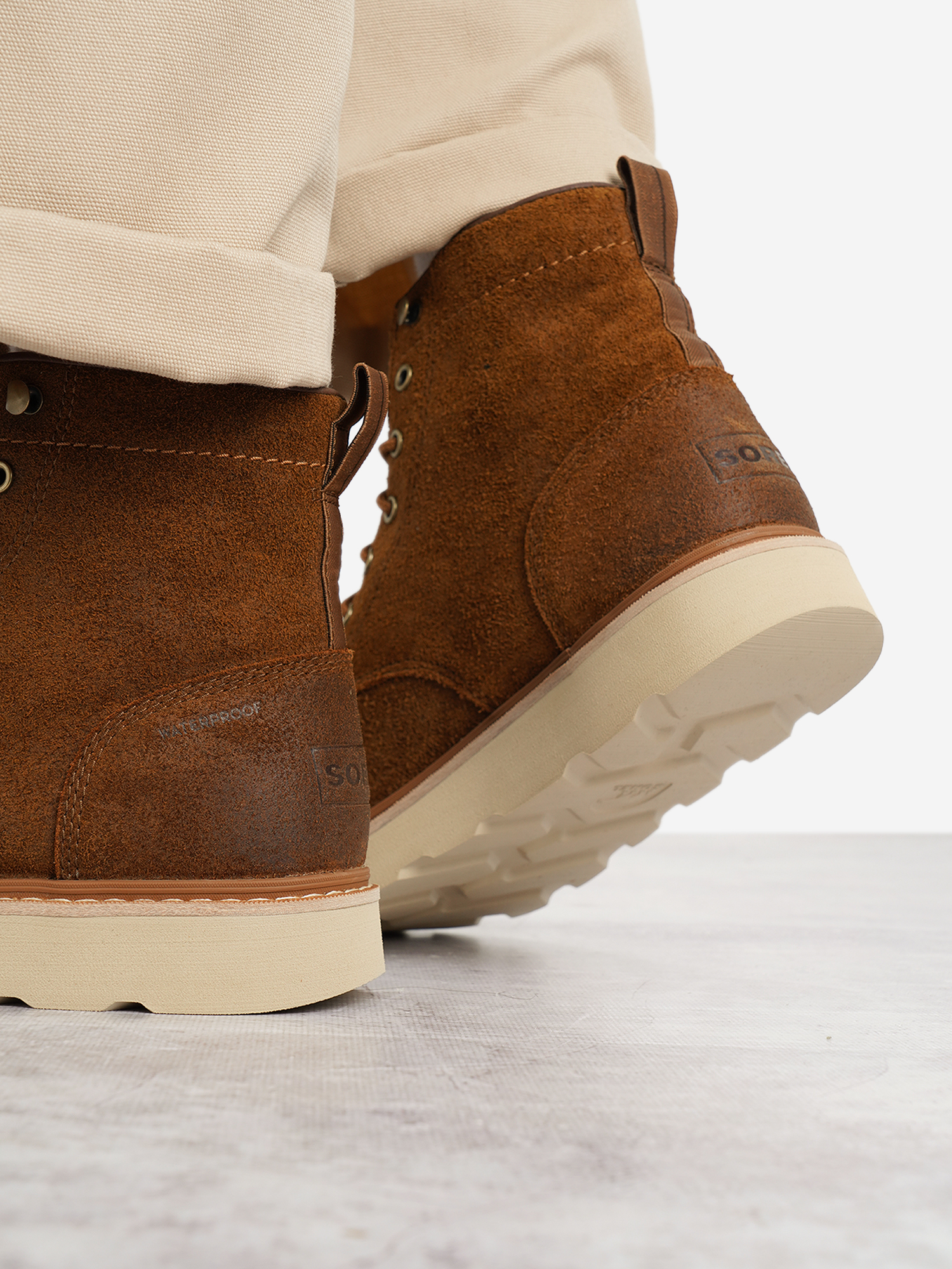 фото Ботинки мужские sorel slabtown 62'™ six wp, коричневый