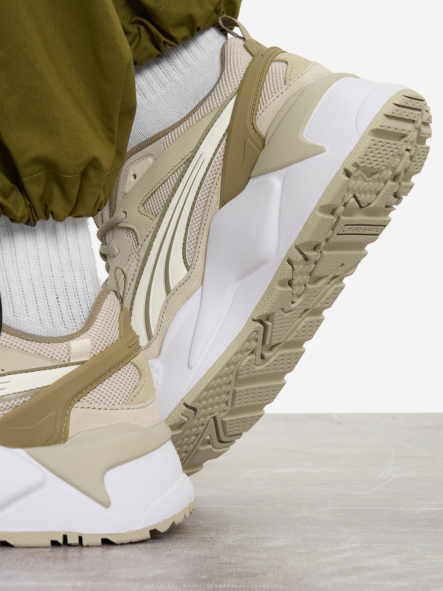 фото Кроссовки мужские puma rs-x efekt, бежевый