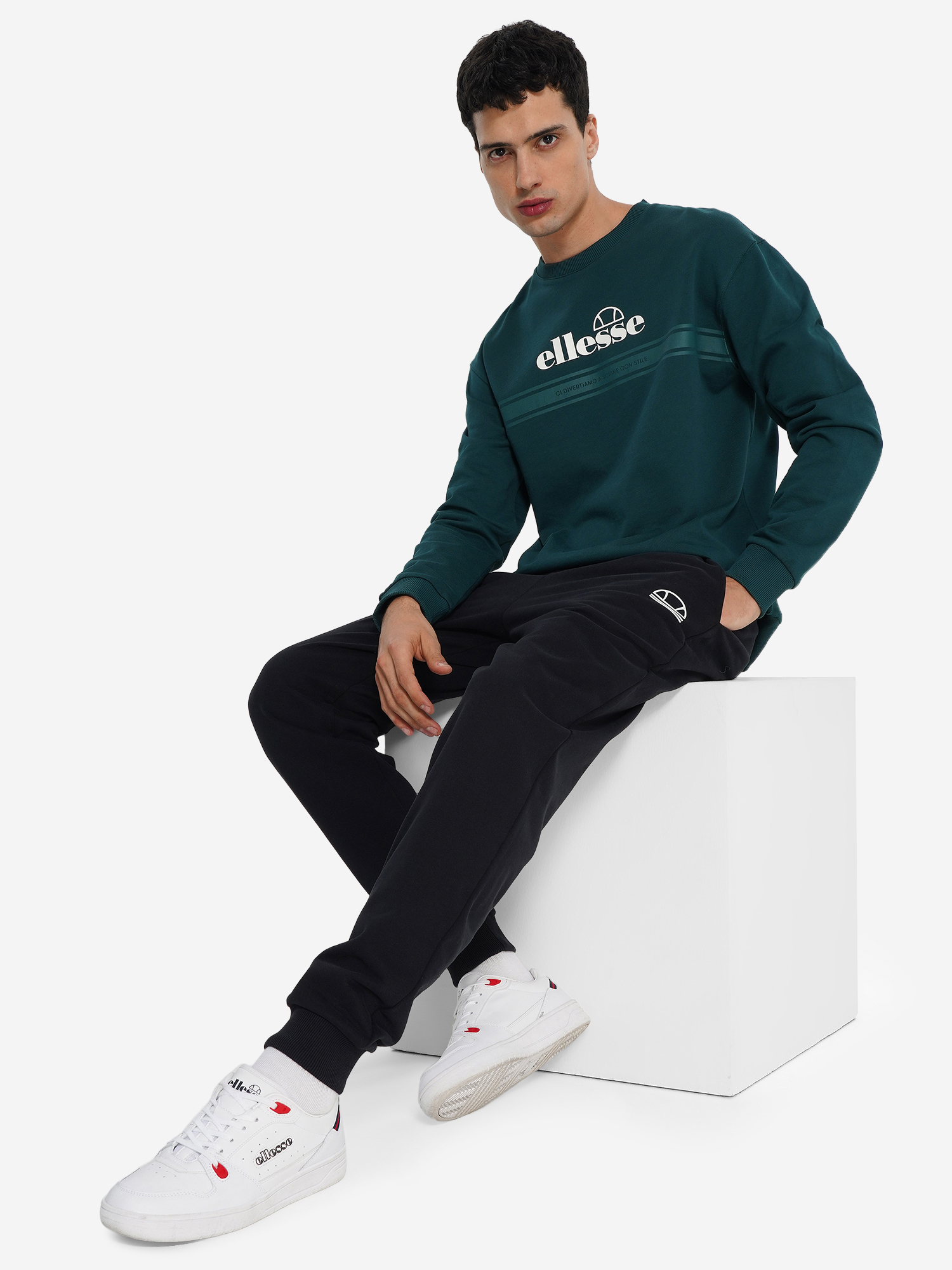 фото Брюки мужские ellesse, черный