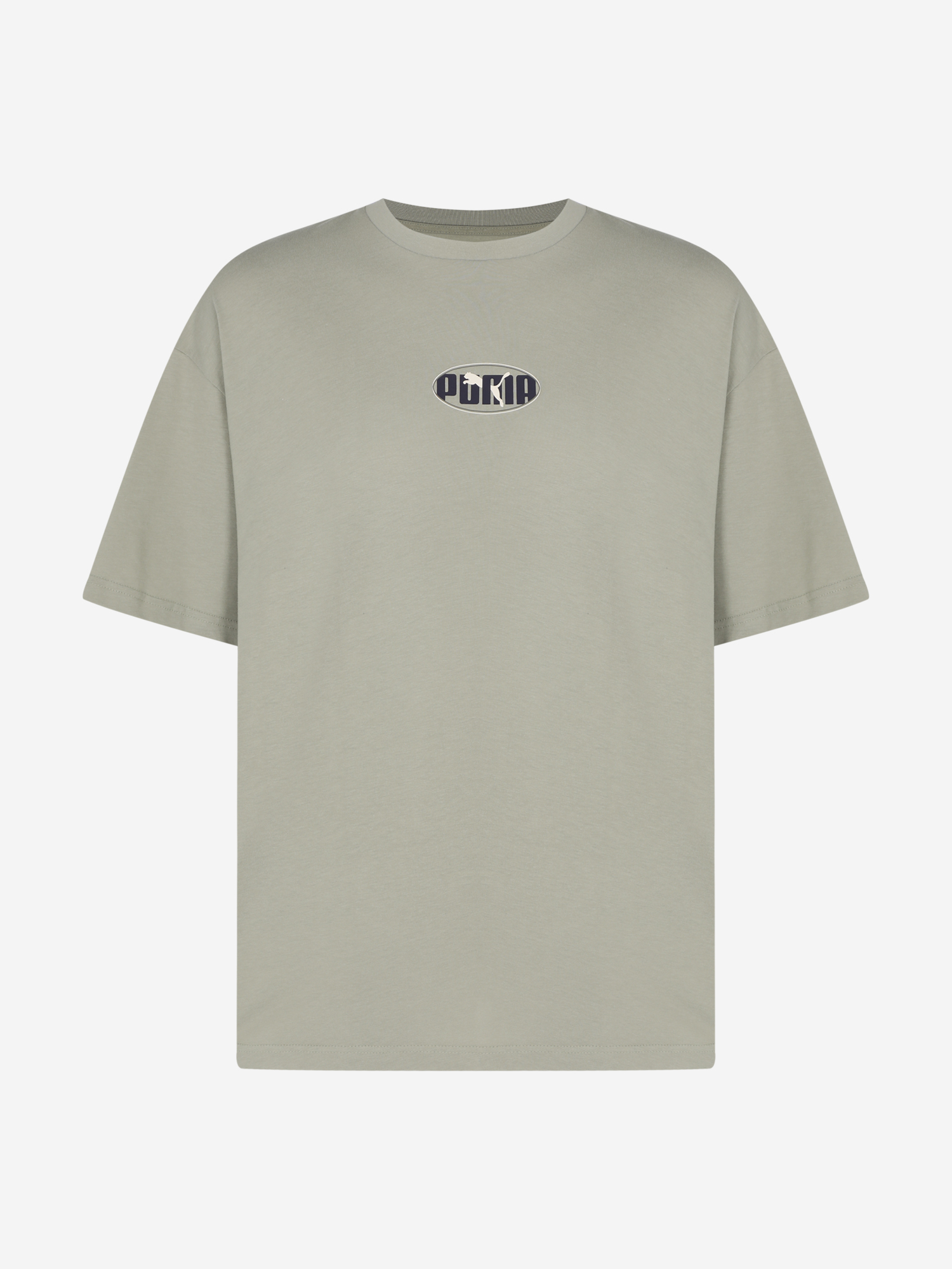 фото Футболка мужская puma ess logo lab, зеленый