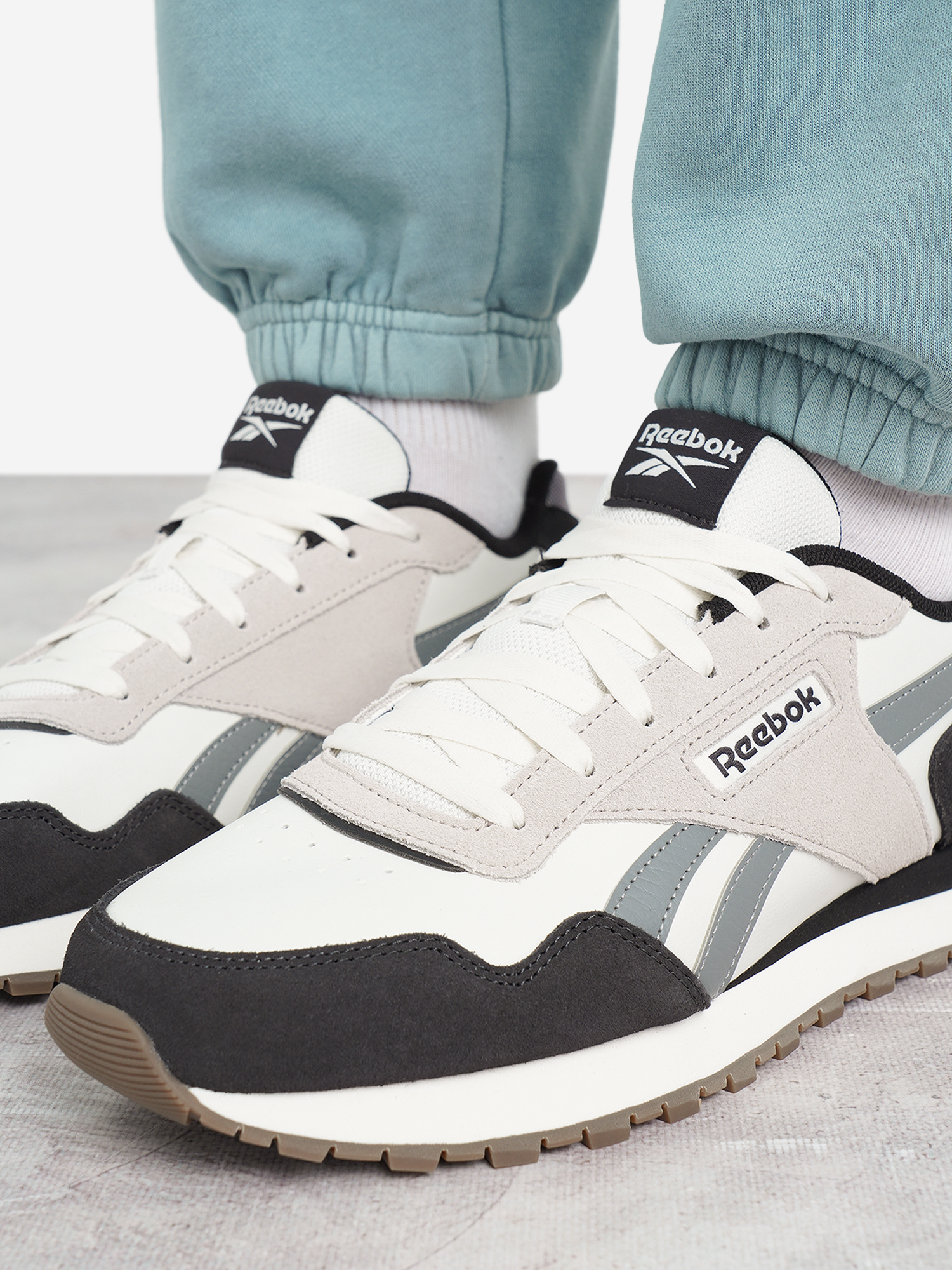 фото Кроссовки мужские reebok glide, белый