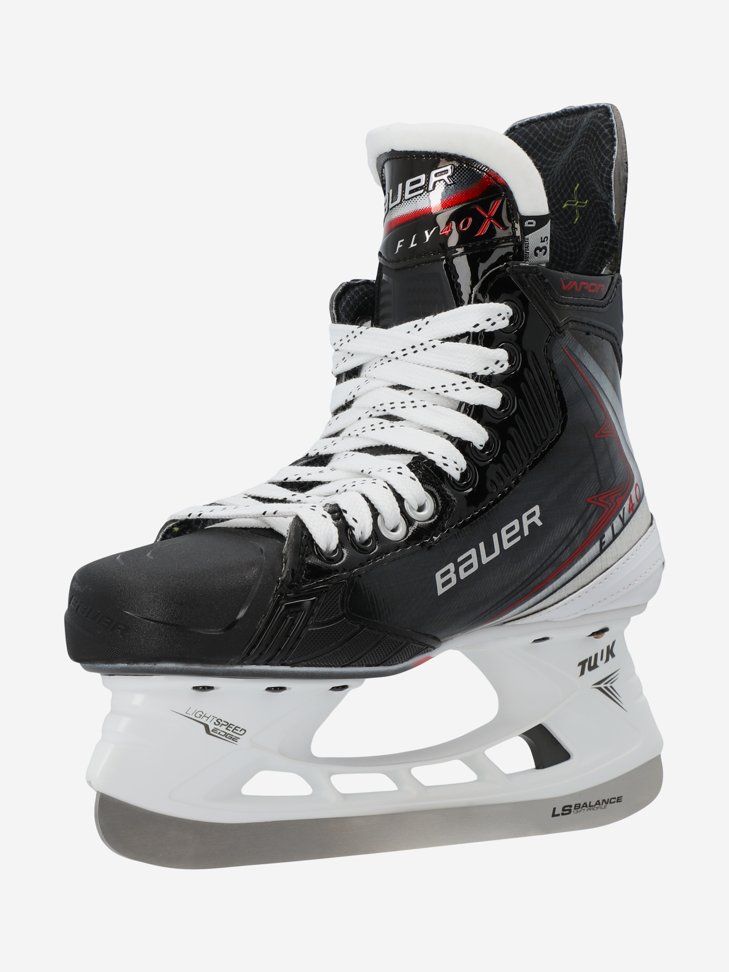 фото Коньки хоккейные детские bauer vapor fly40 jr d, черный