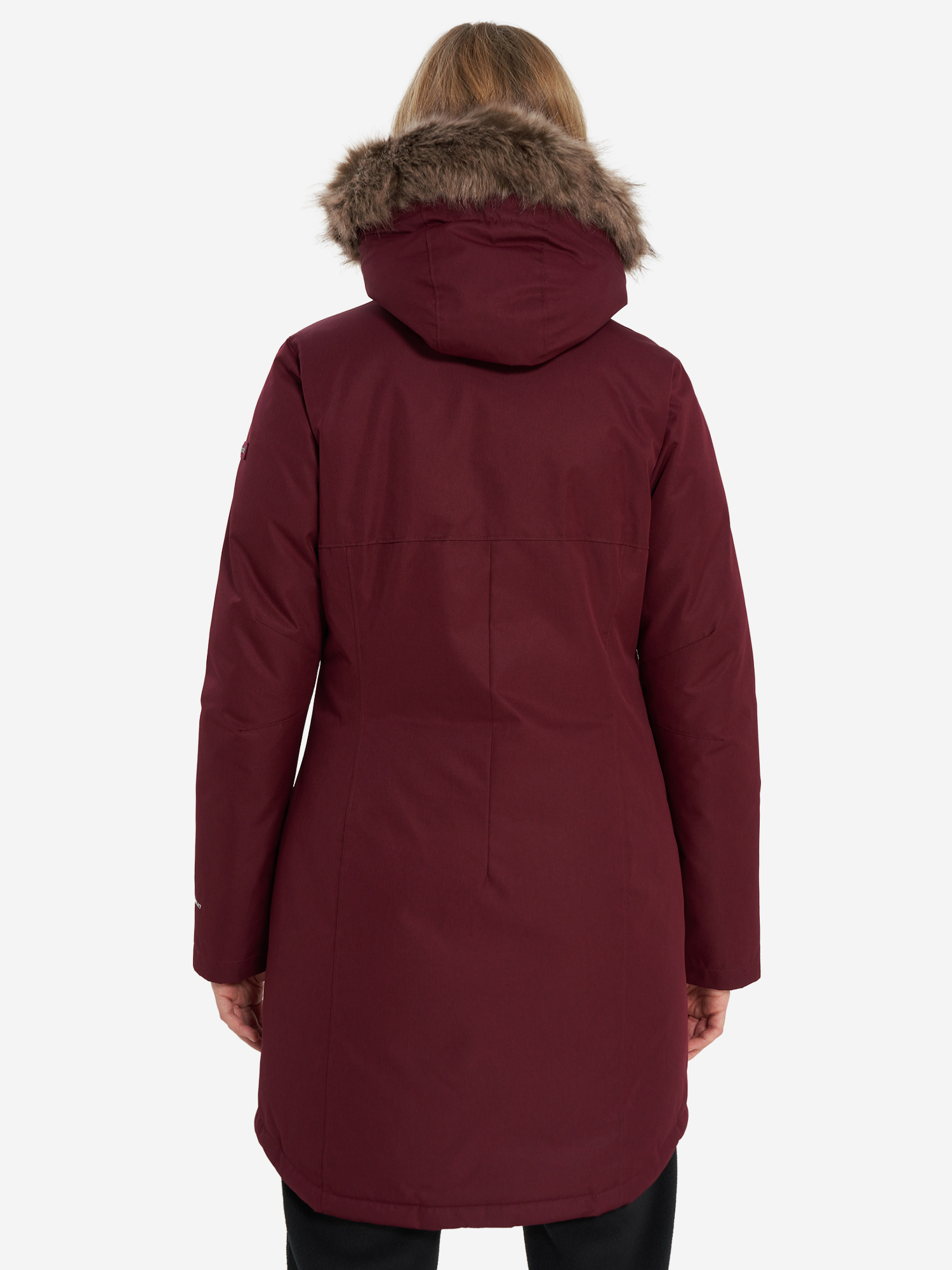 фото Парка женская columbia suttle mountain long insulated jacket, красный