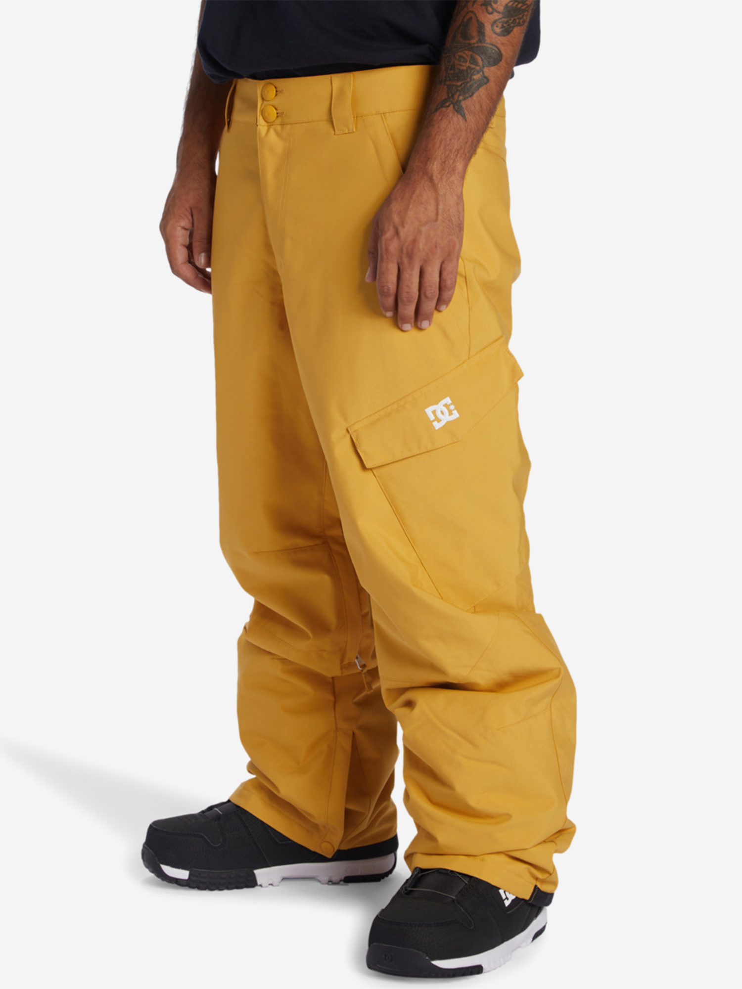 фото Брюки утепленные мужские dc shoes banshee, желтый