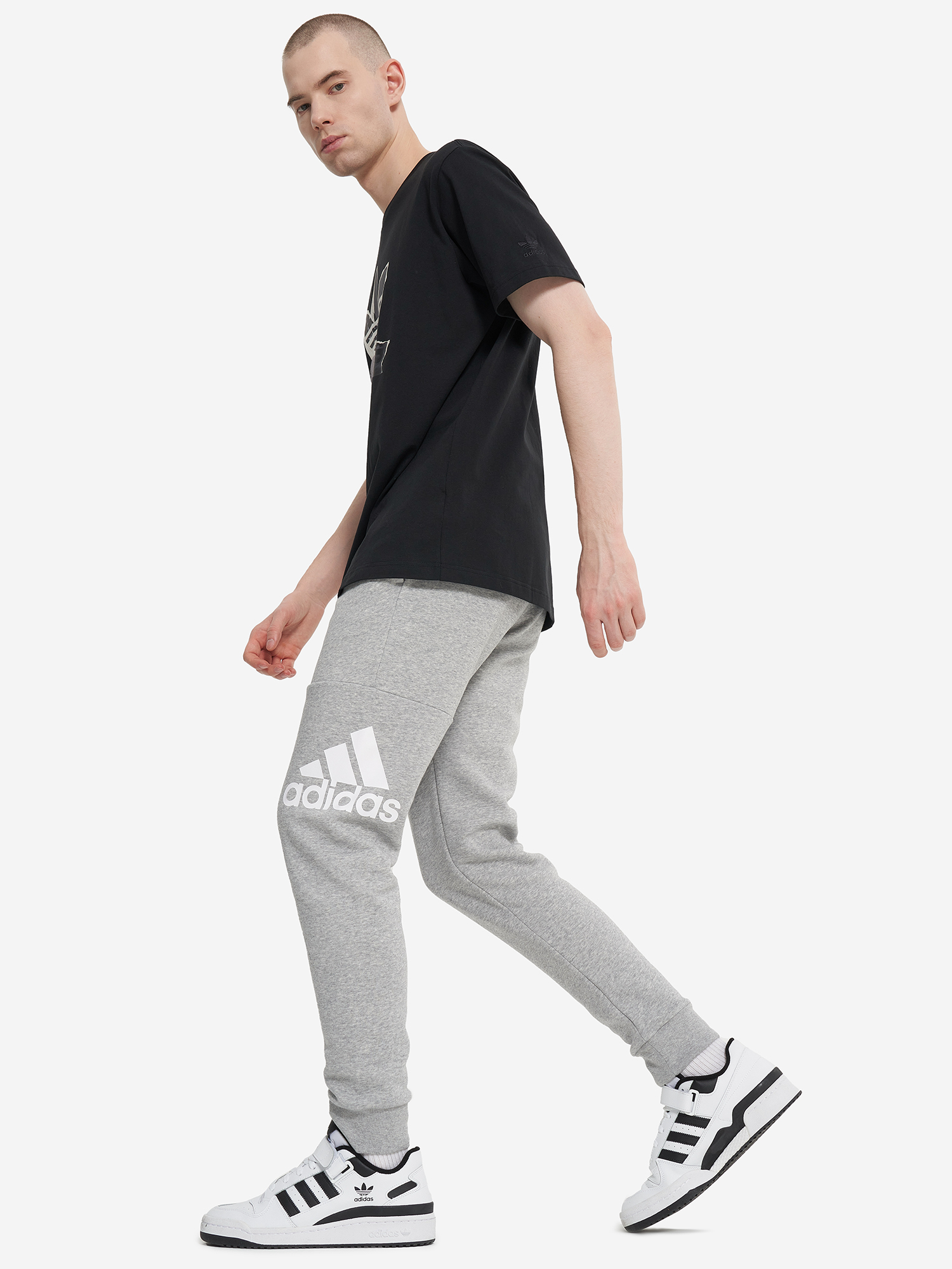 фото Брюки мужские adidas, серый