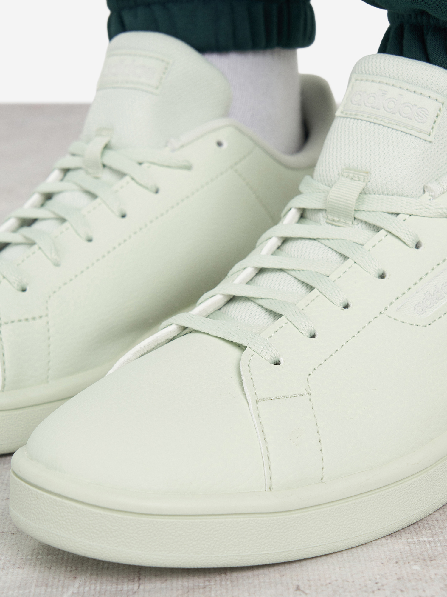 фото Кеды женские adidas urban court, зеленый