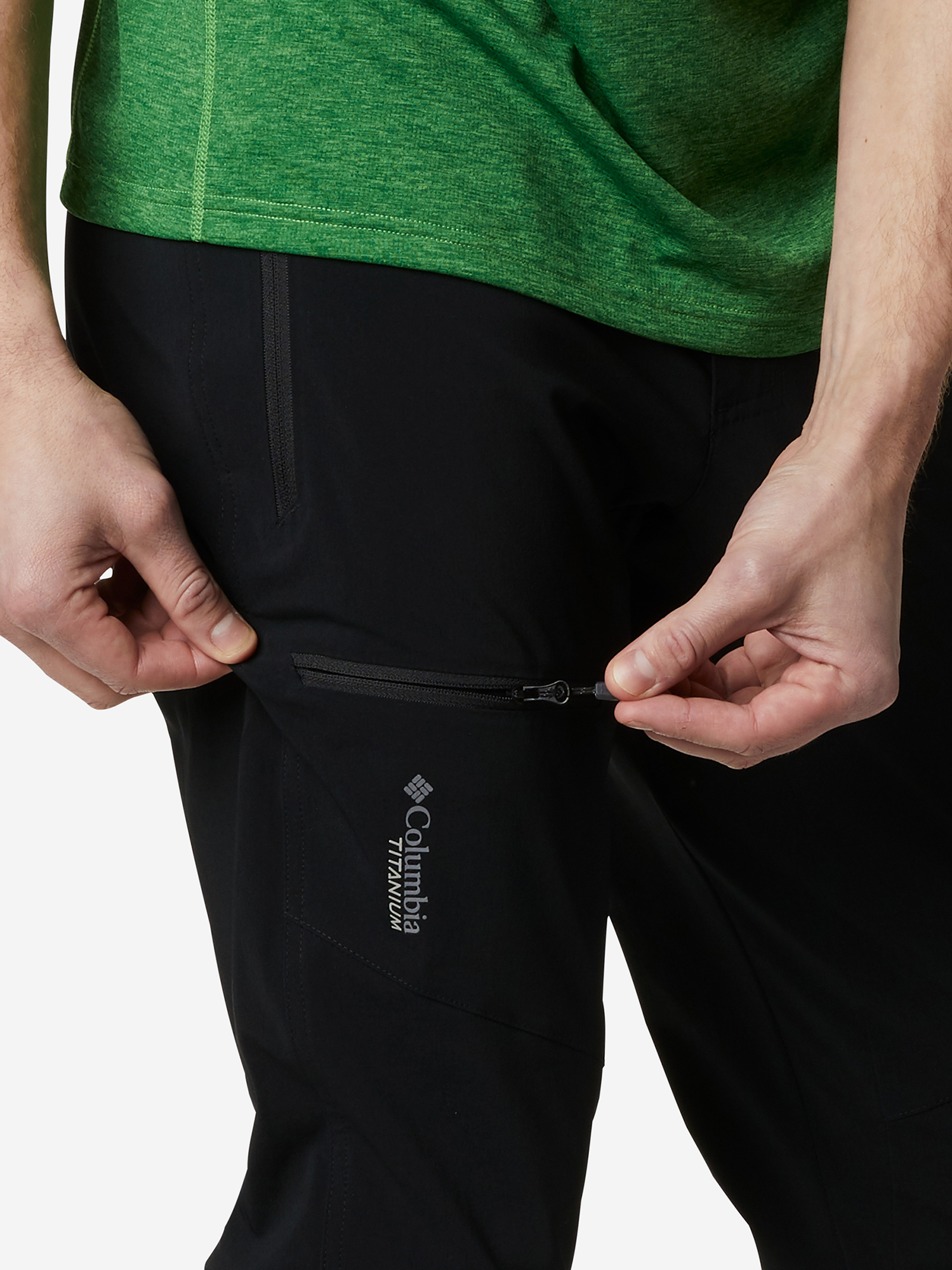 фото Брюки мужские columbia titan pass pant ii, черный