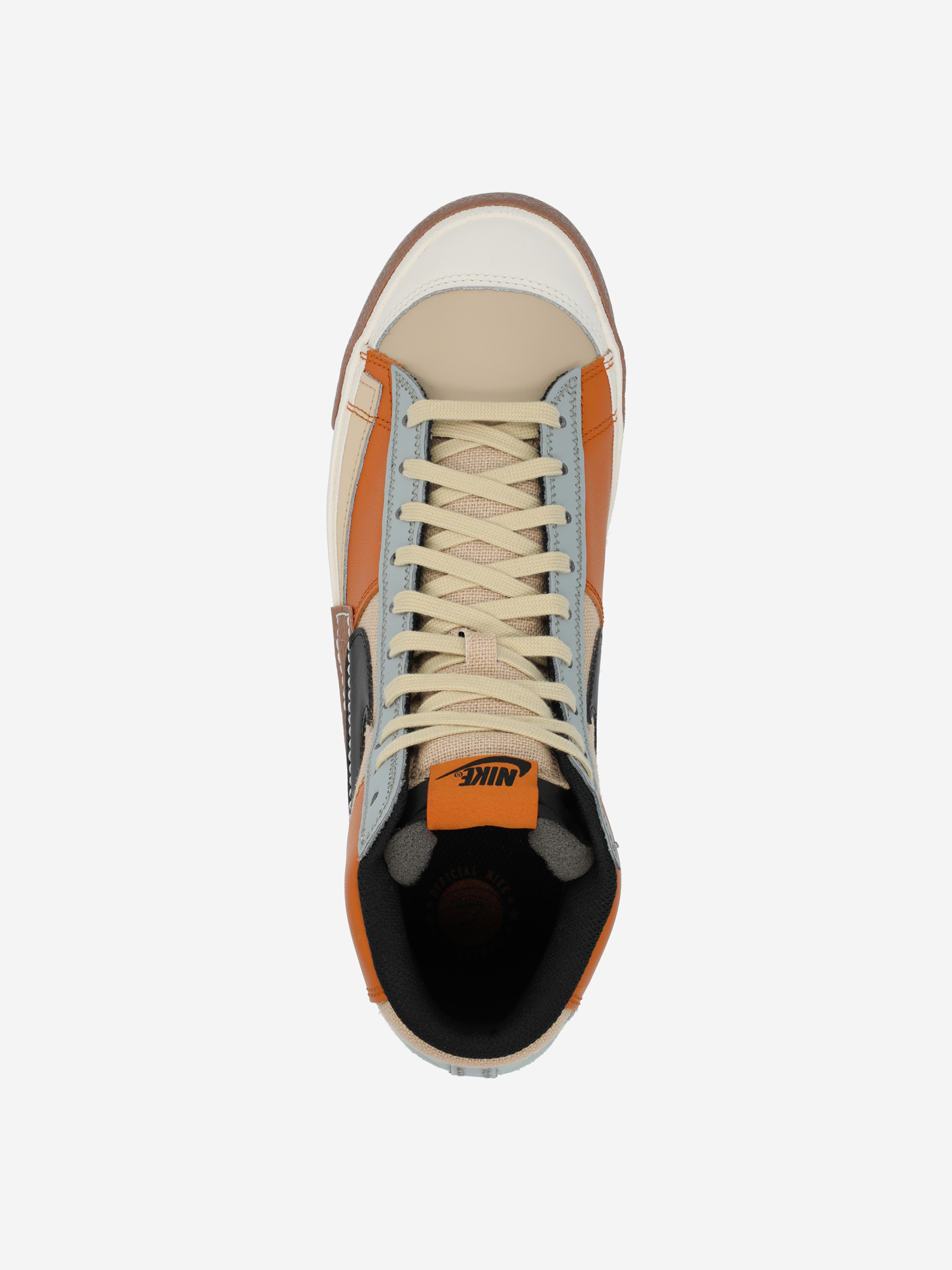 фото Кеды мужские nike blazer mid pro club, оранжевый