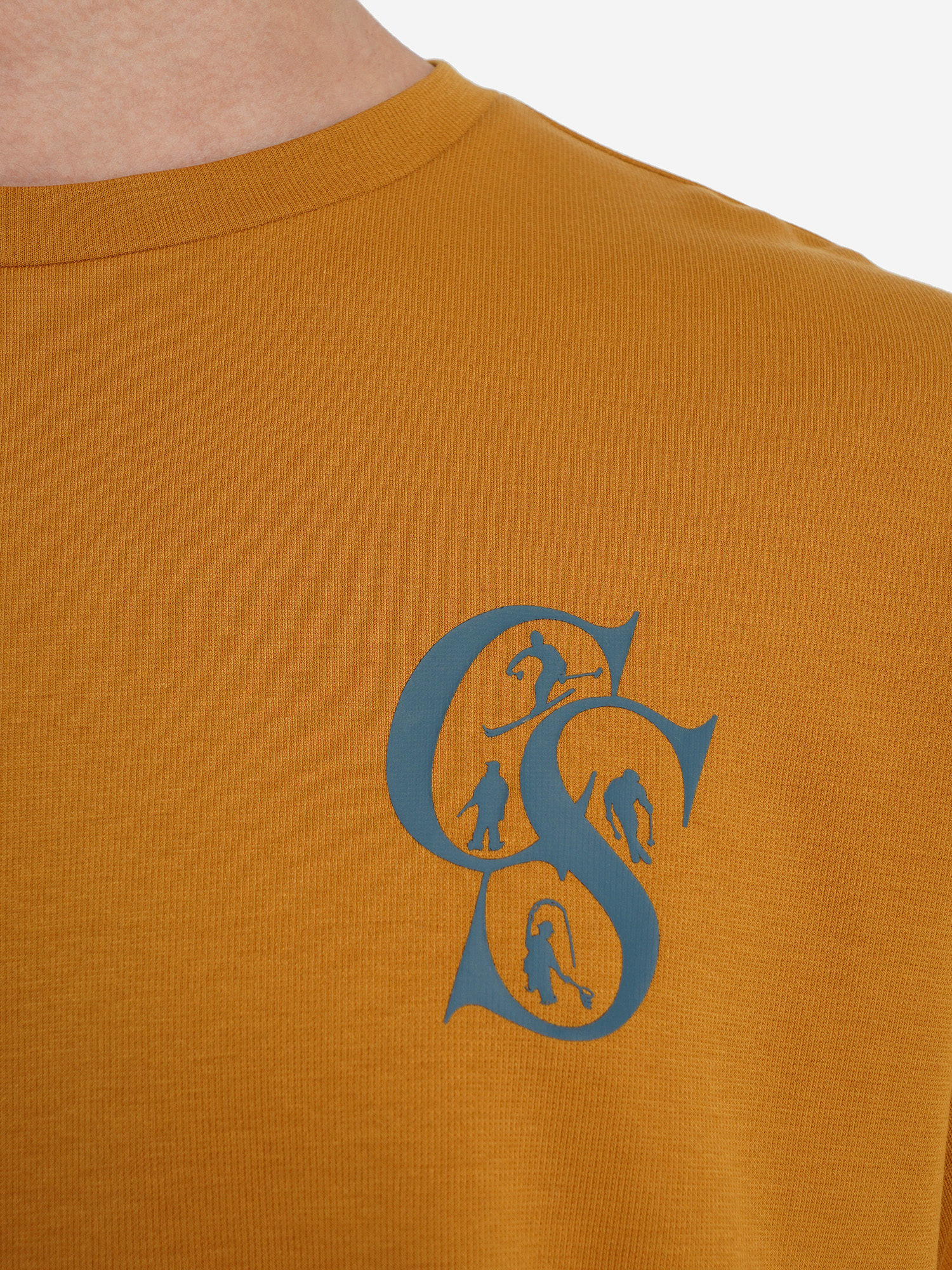 фото Футболка мужская columbia csc heritage graphic tee, желтый