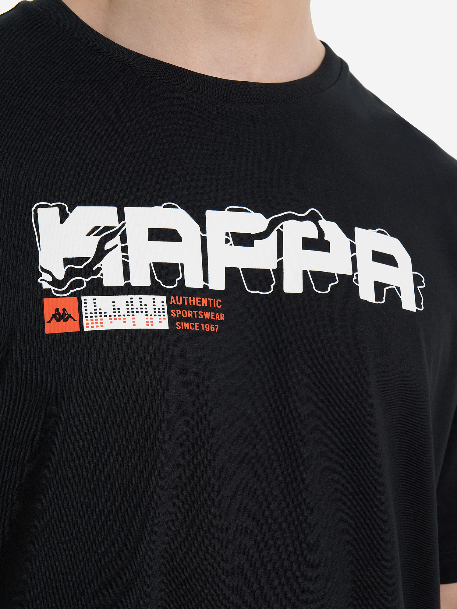 фото Футболка мужская kappa, черный
