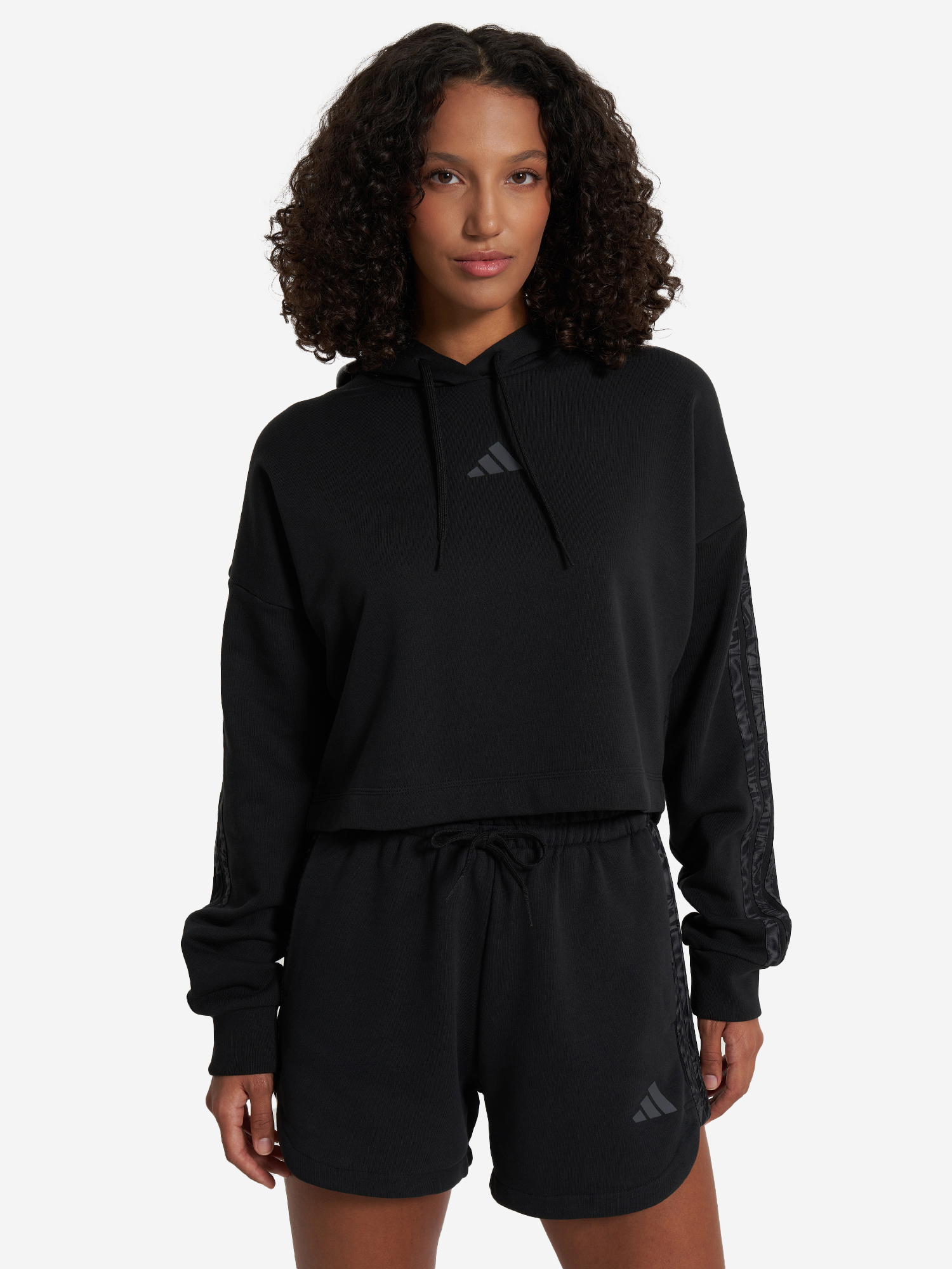 фото Худи женское adidas, черный