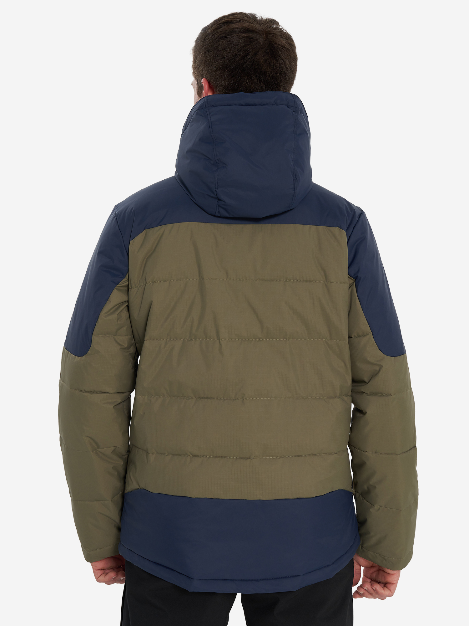 фото Пуховик мужской columbia woolly hollow iii jacket, зеленый