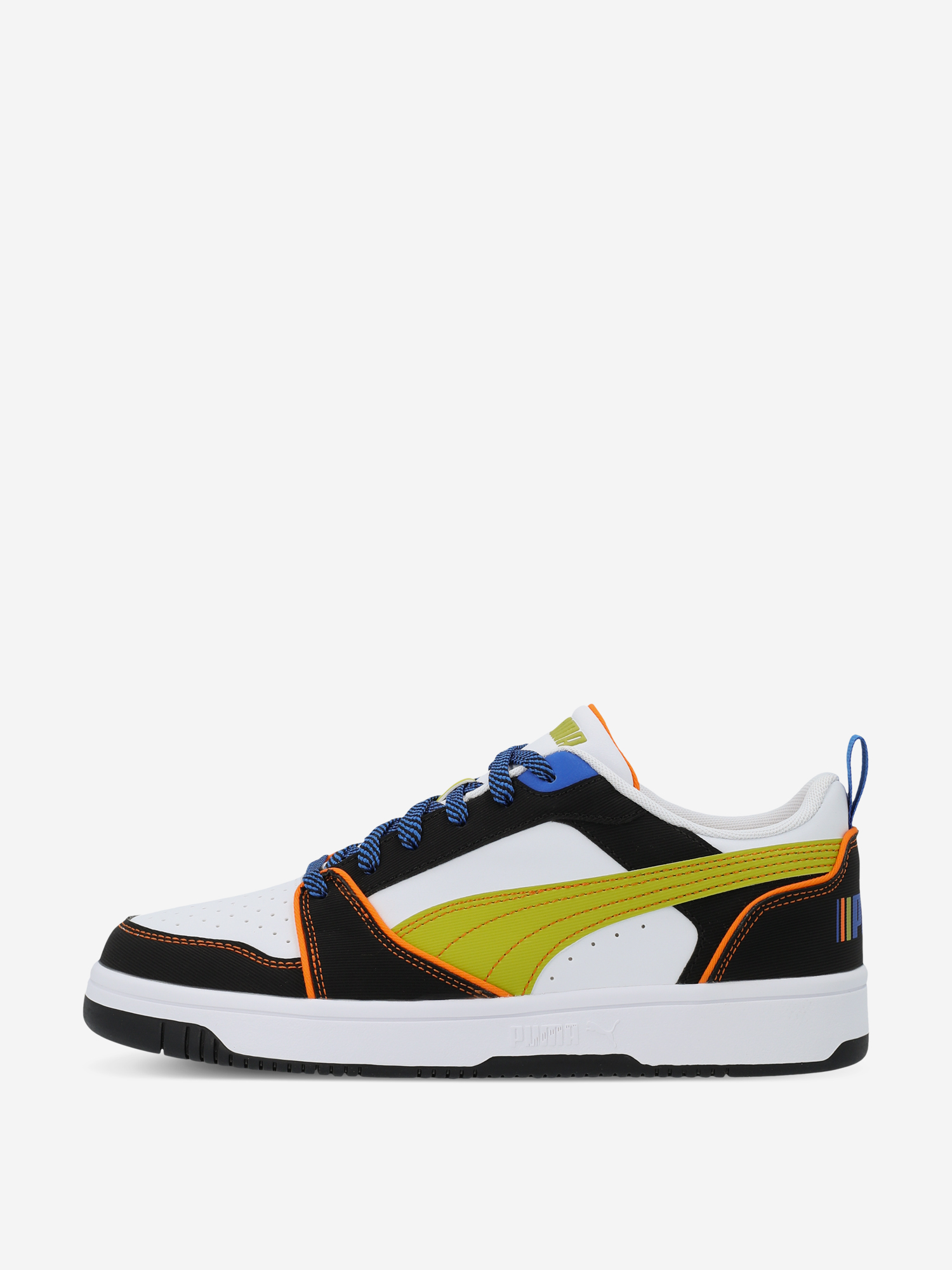 фото Кеды для мальчиков puma rebound v6 lo starblitz jr, белый