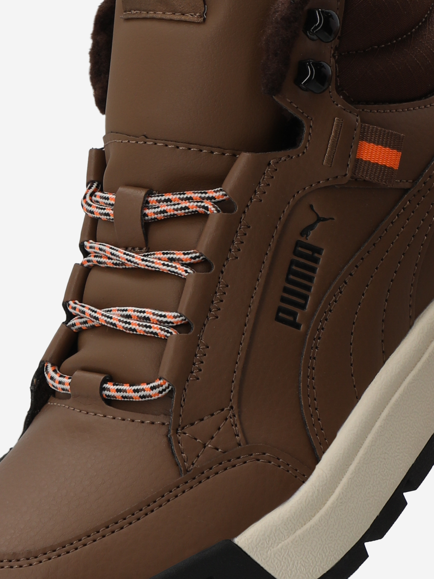 фото Кеды утепленные детские puma tarrenz sb iii quest wtr, коричневый