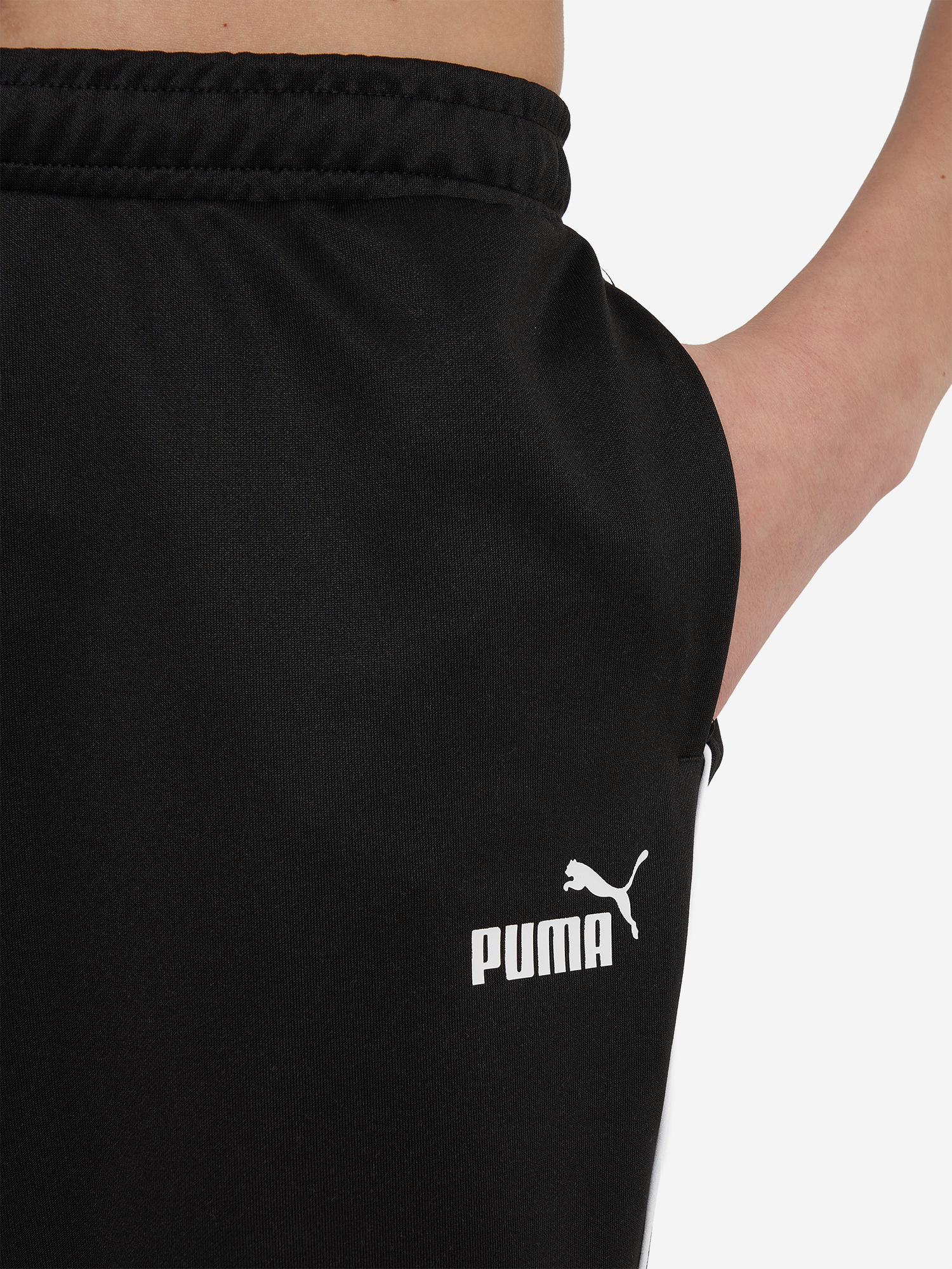 фото Брюки для мальчиков puma sport poly, черный