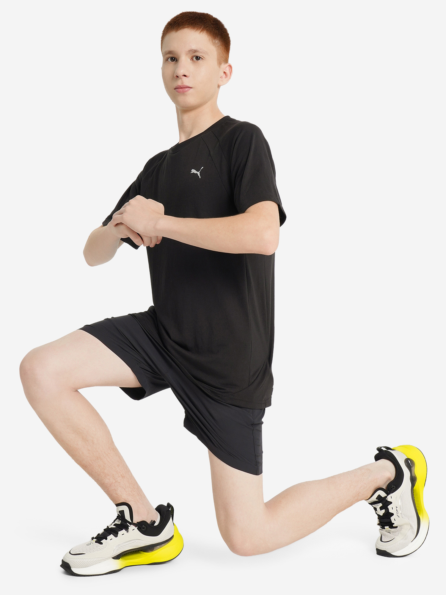 фото Футболка для мальчиков puma evostripe, черный
