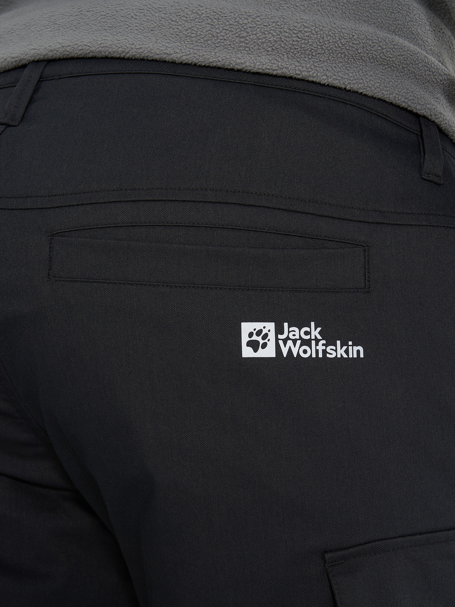 фото Брюки мужские jack wolfskin arctic road, черный
