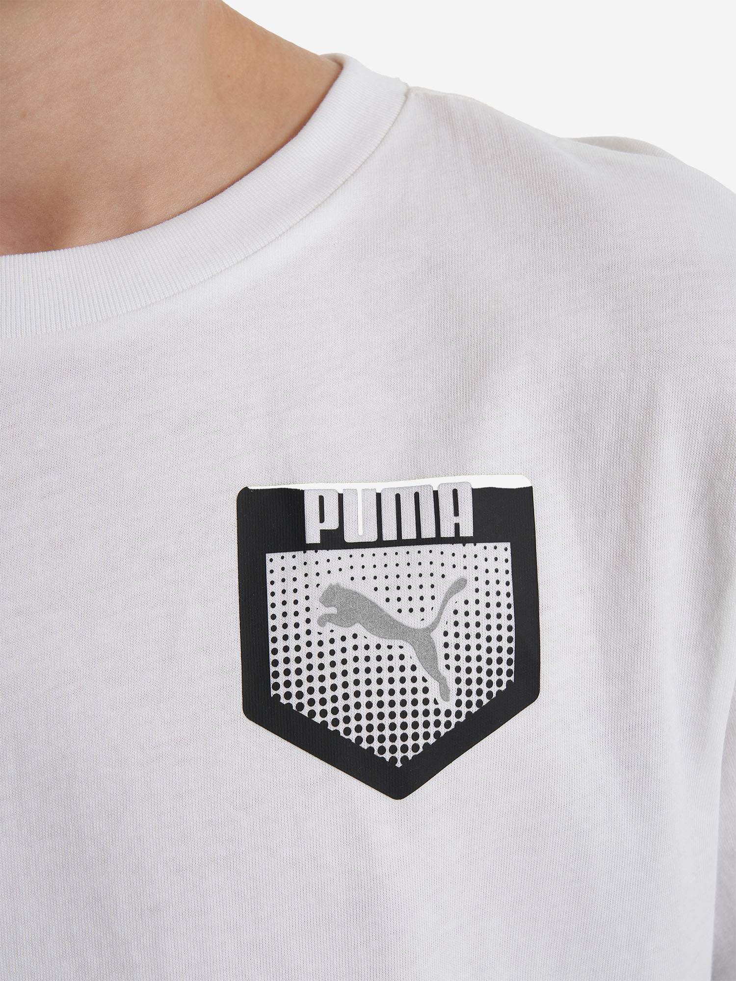фото Футболка для мальчиков puma active sports graphic, белый