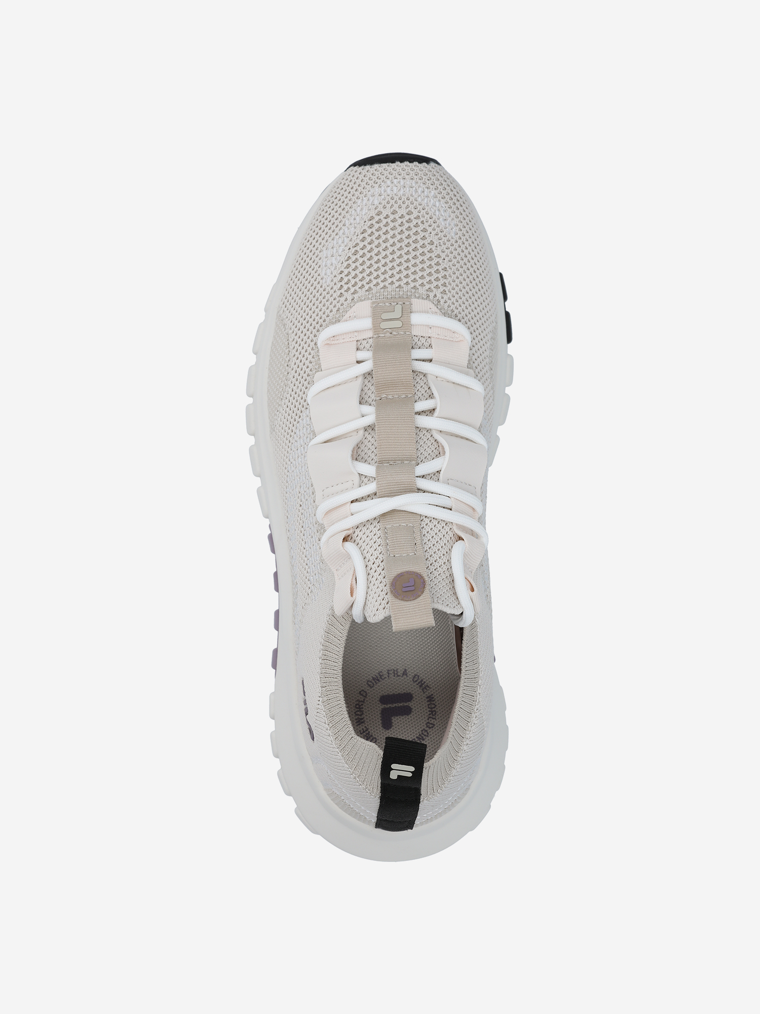 фото Кроссовки женские fila chrome 3.0 knit, бежевый