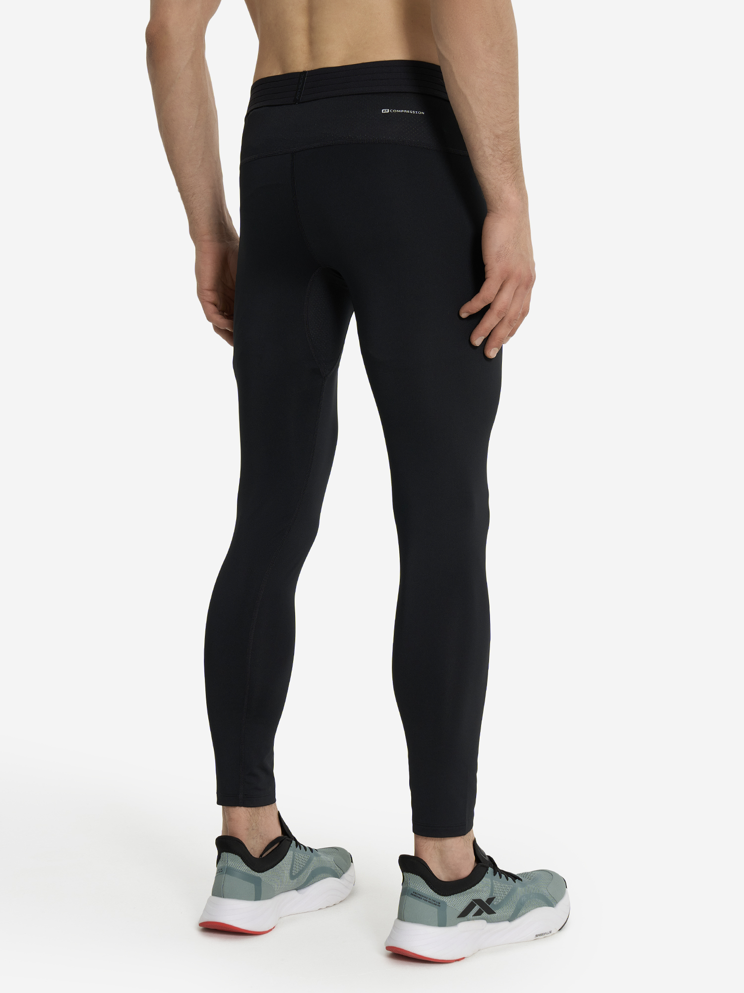 фото Тайтсы компрессионные мужские athlex, черный
