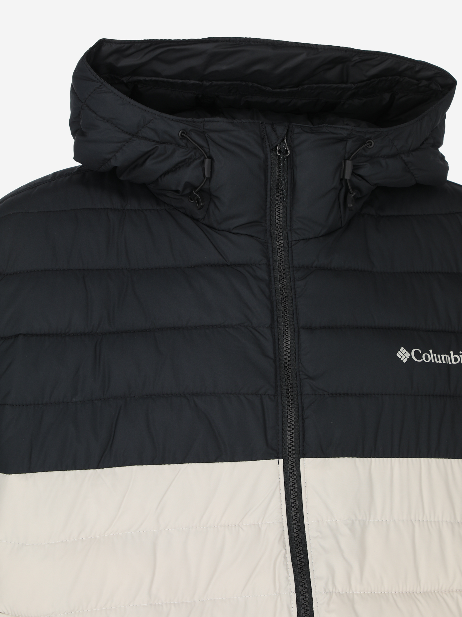 фото Пуховик мужской columbia, plus size powder lite ii hooded jacket, бежевый